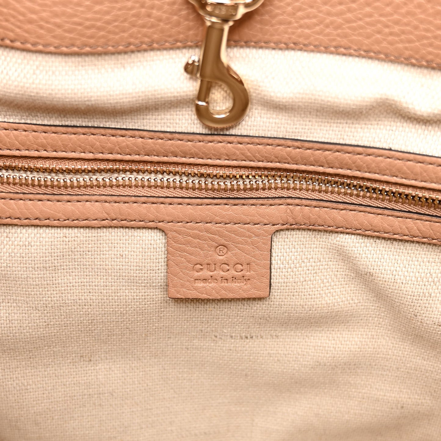 Pebbled Calfskin Medium Soho Chain Shoulder Bag Camelia
