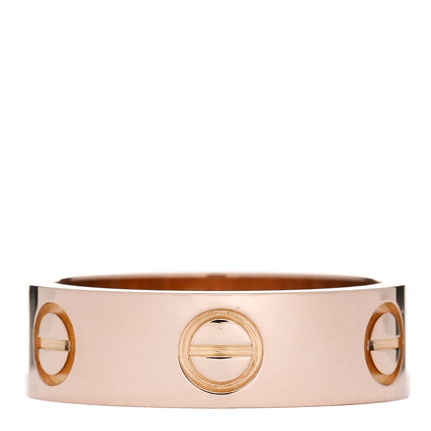 18K Pink Gold 5.5mm LOVE Ring 50 5.25