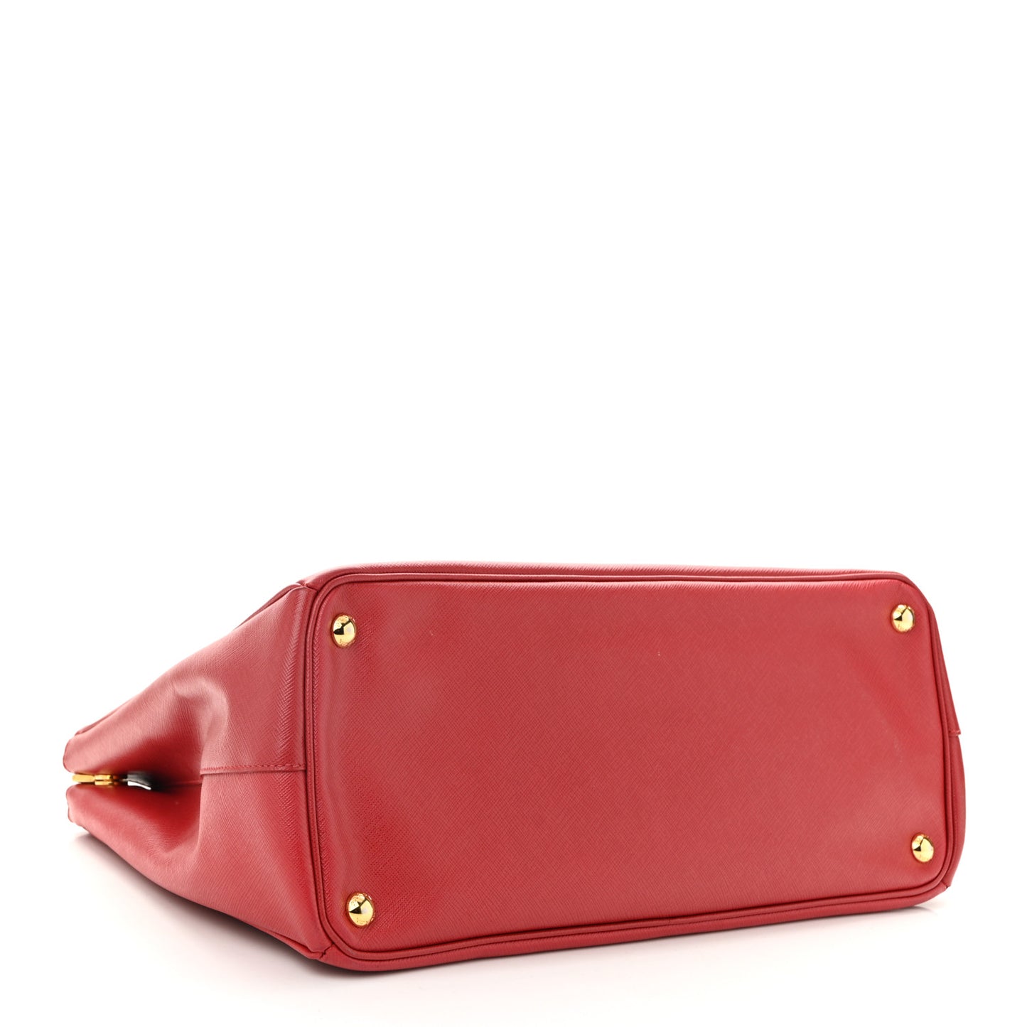 Saffiano Lux Large Galleria Double Zip Tote Fuoco