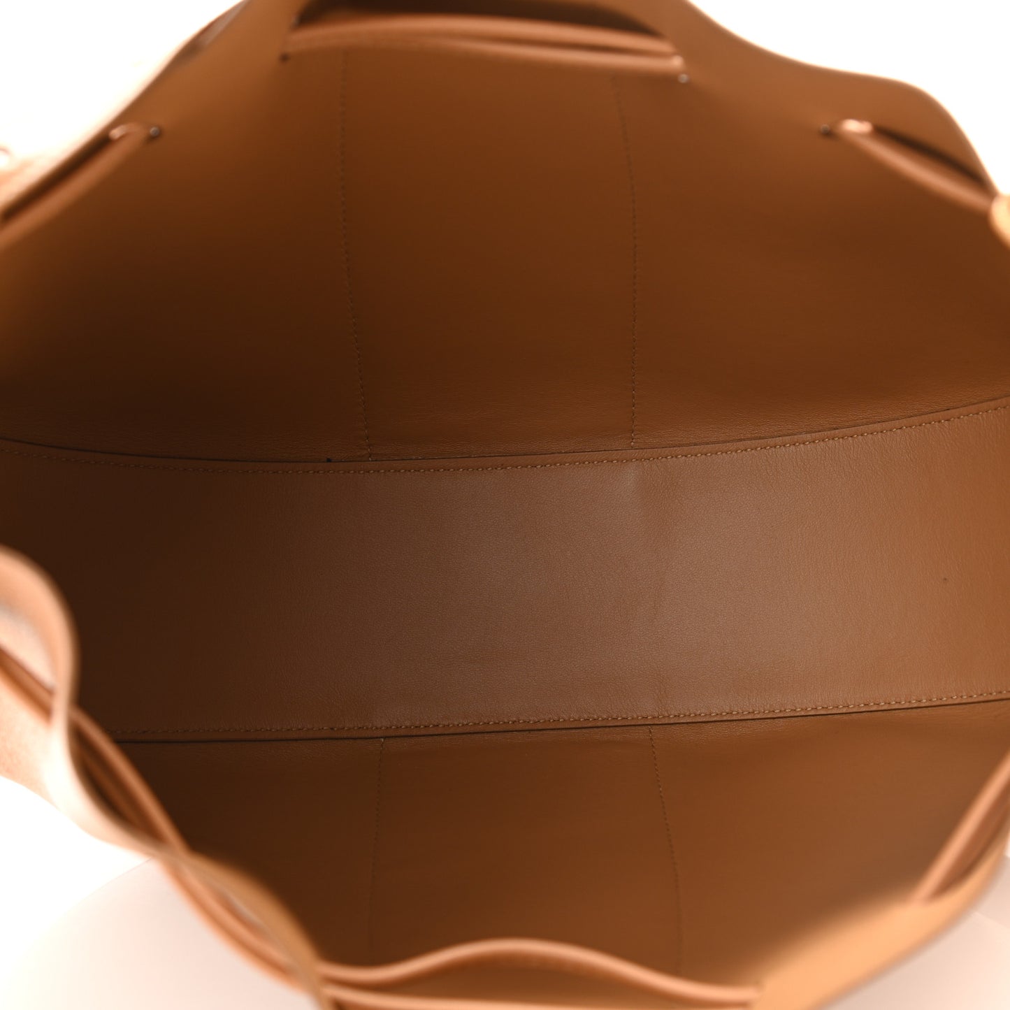 Tumbled Calfskin Lilium Bag Caramel