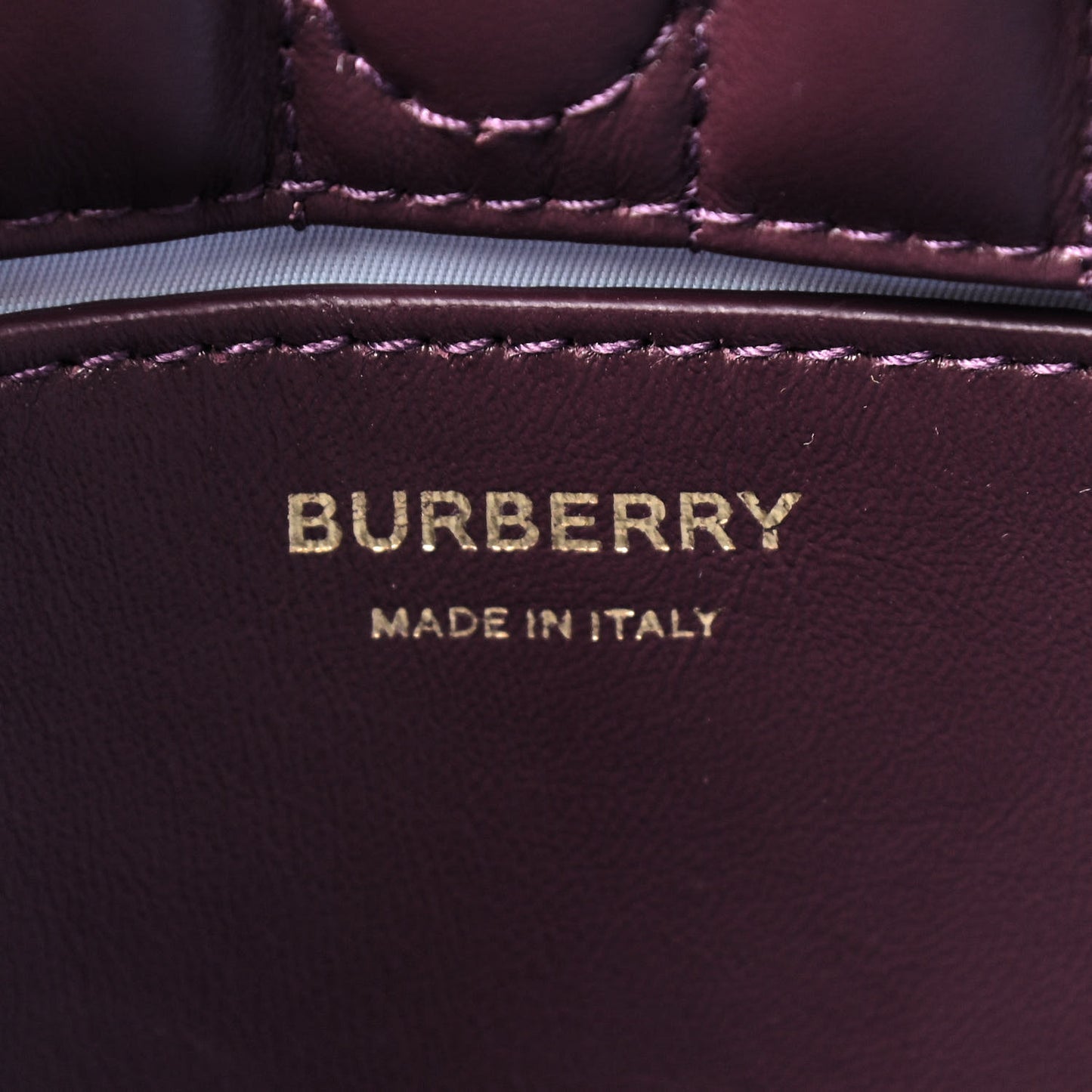 Lambskin Quilted Small Lola Bucket Bag Deep Maroon