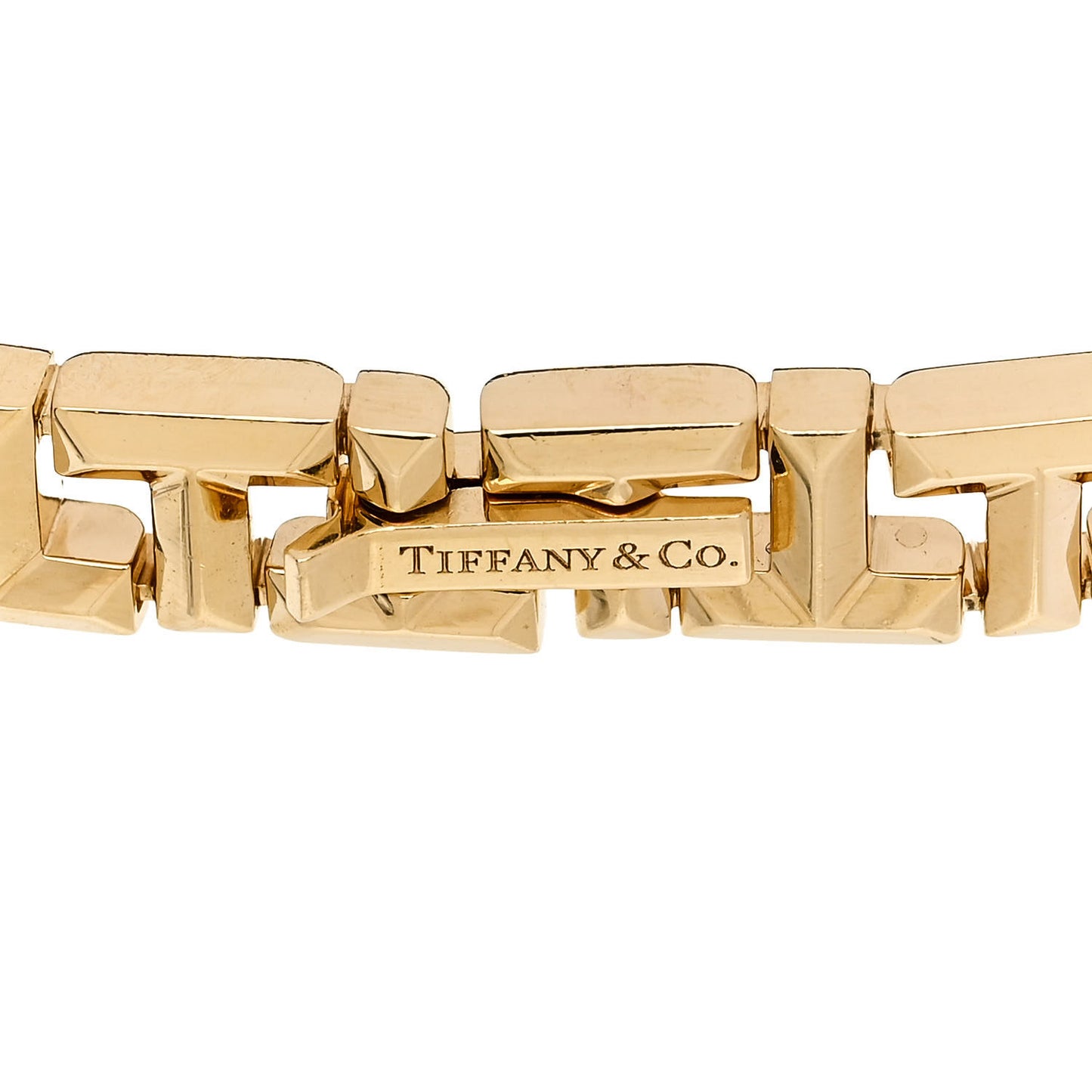18K Yellow Gold Narrow T True Bracelet