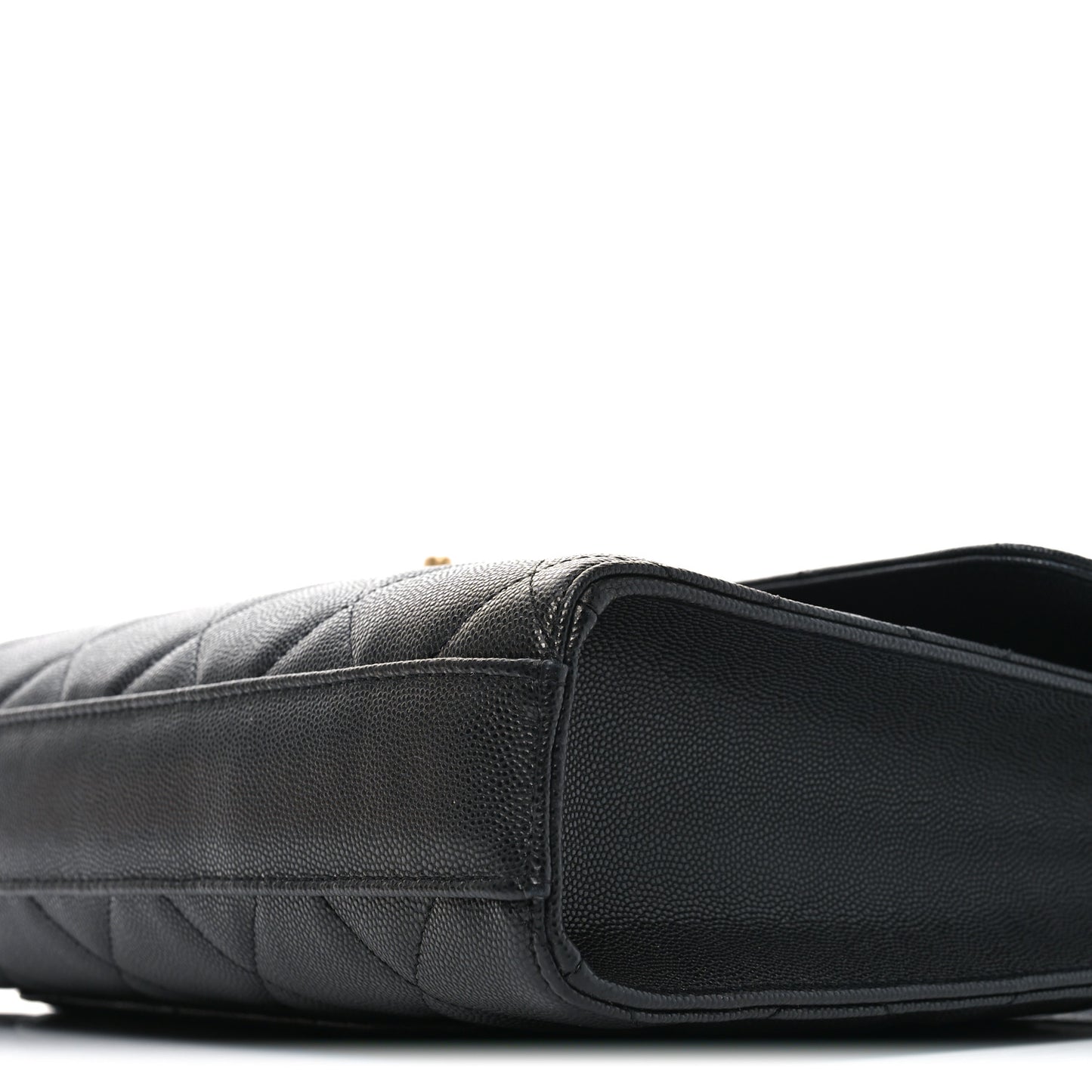 Caviar Quilted Carry Me Top Handle Flap Black