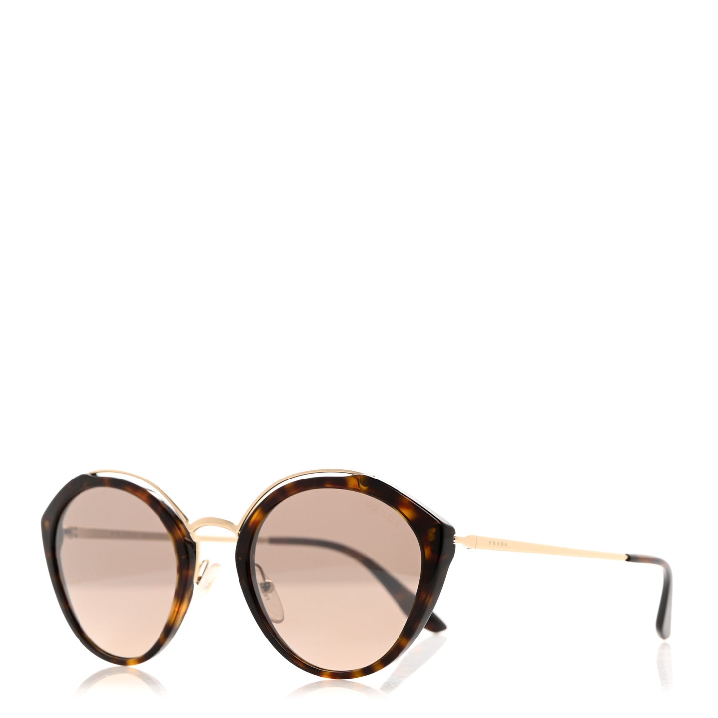 Acetate Round Sunglasses SPR 18U Tortoise