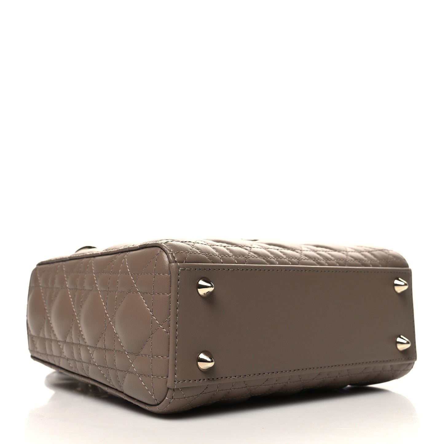 Lambskin Cannage Small My ABCDior Lady Dior Warm Taupe
