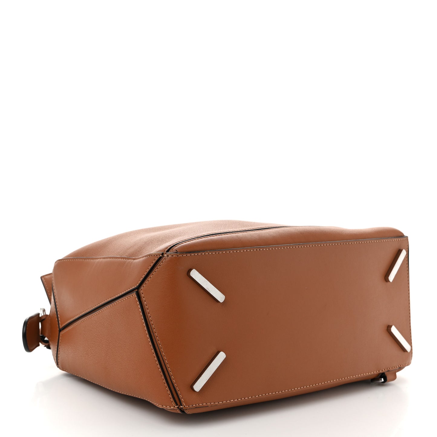 Calfskin Medium Puzzle Bag Tan