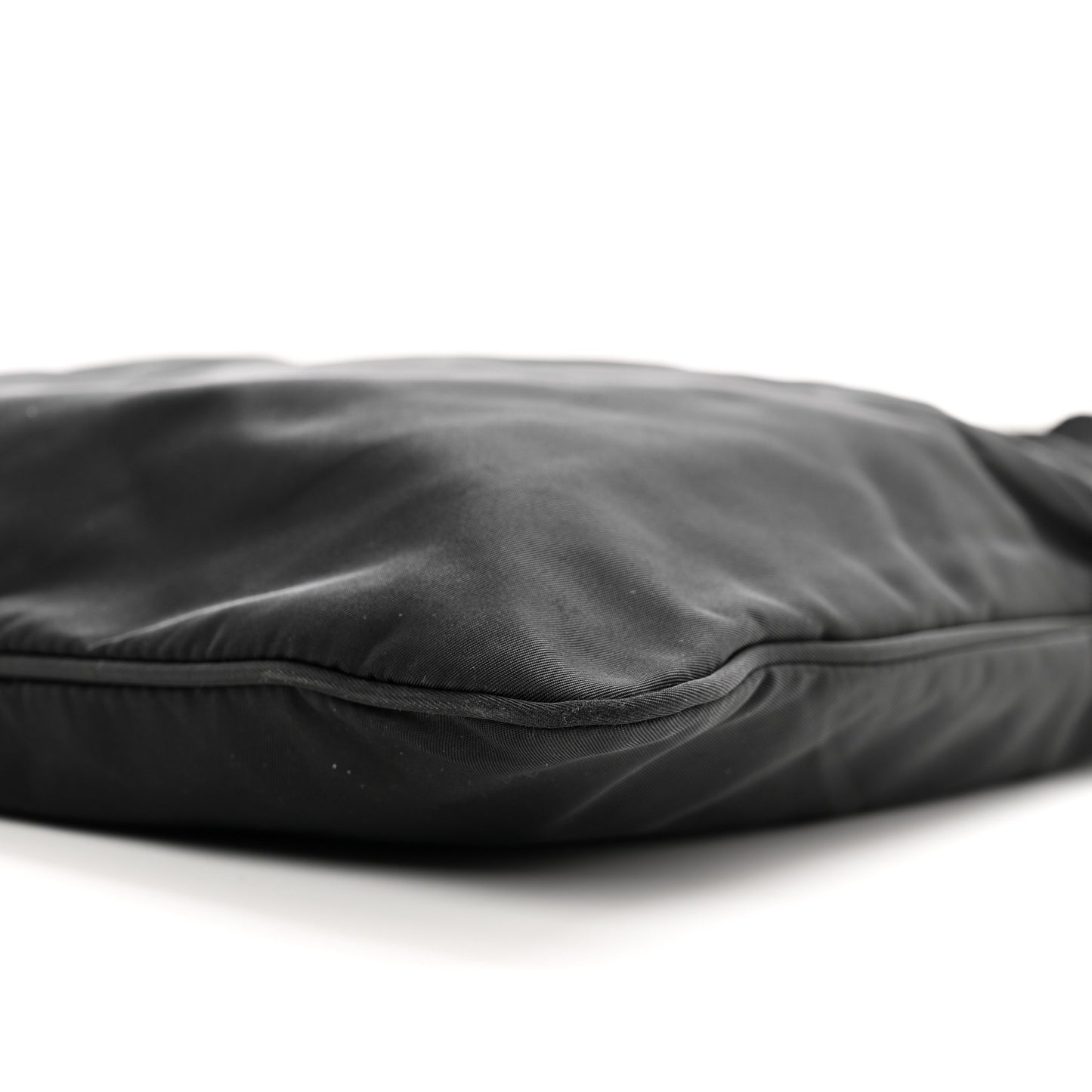 Nylon Vela Flat Messenger Bag Black