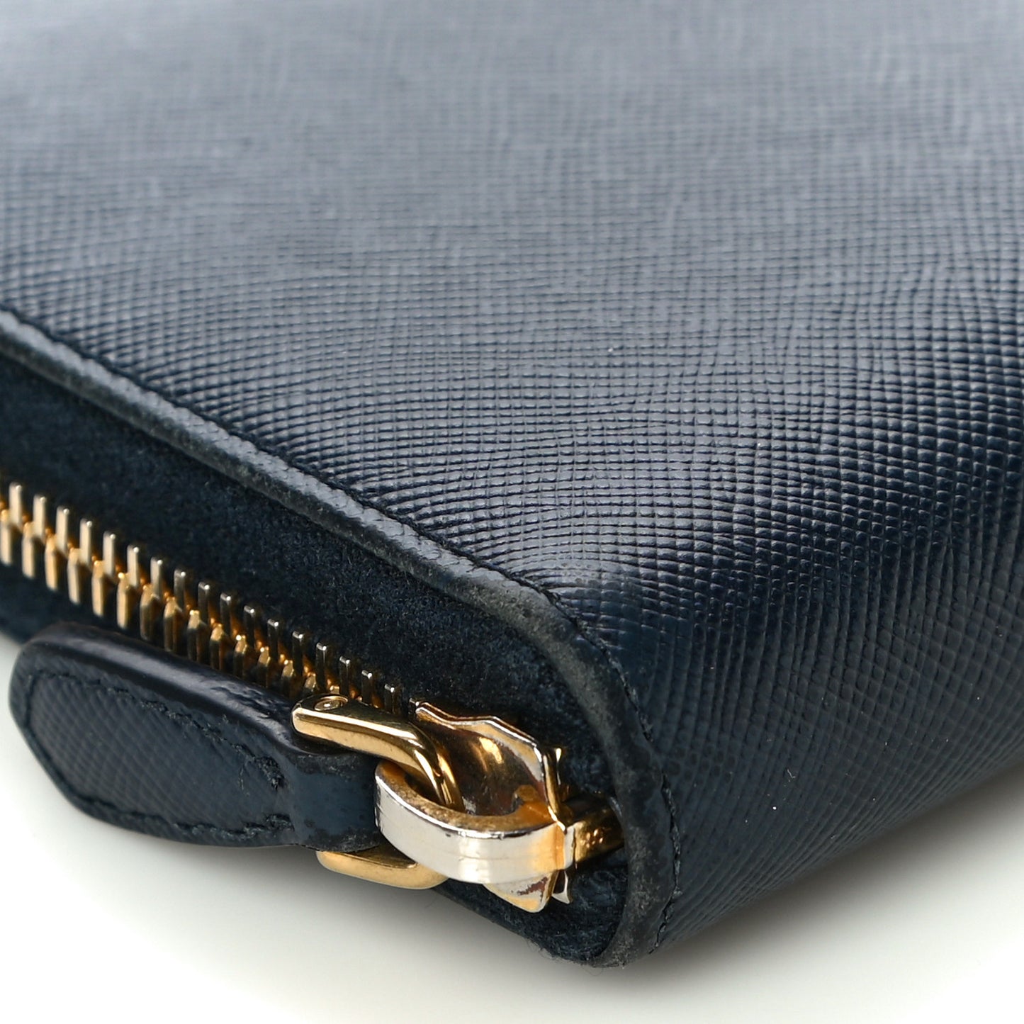 Saffiano Metal Zip Around Wallet Baltico