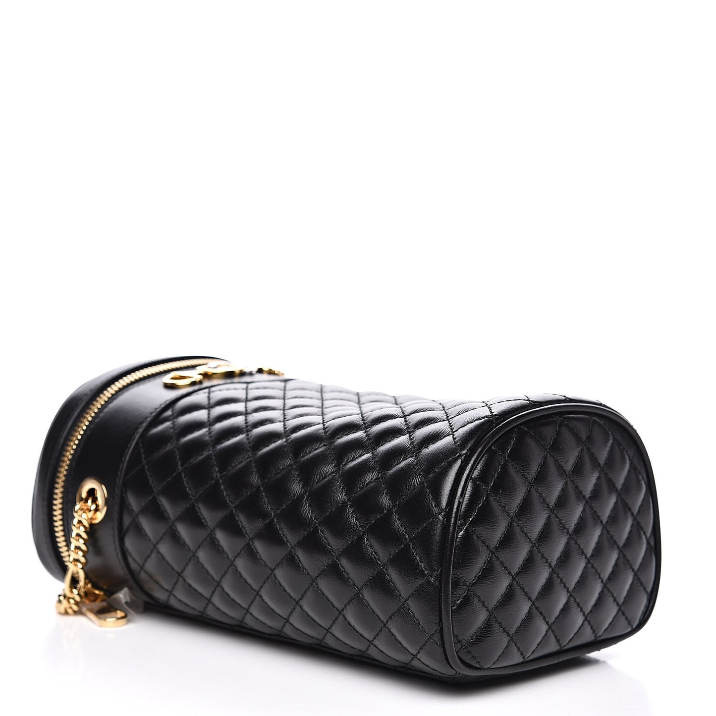 Calfskin Trapuntata Zumi Belt Bag Black