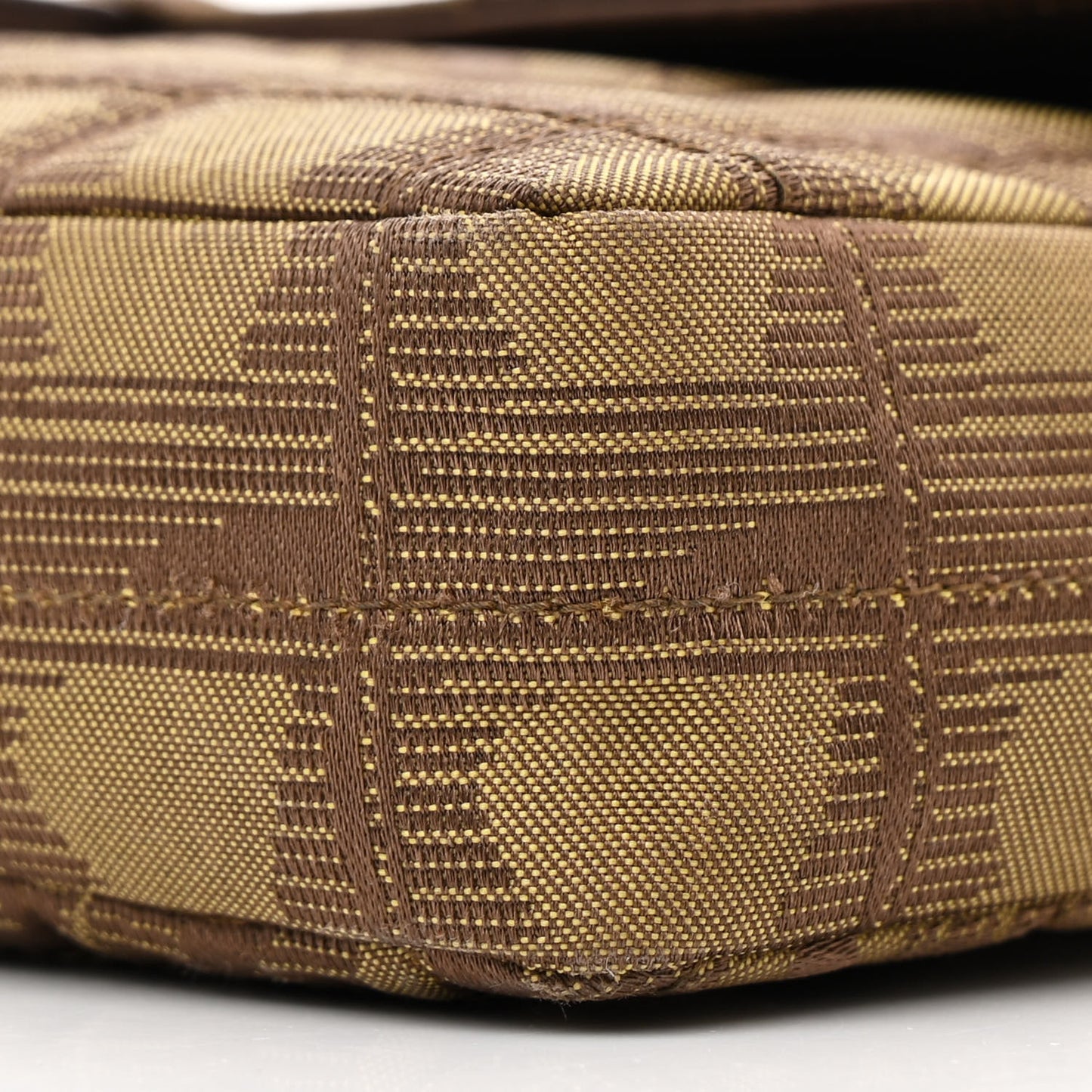 Nylon Travel East West Flap Brown