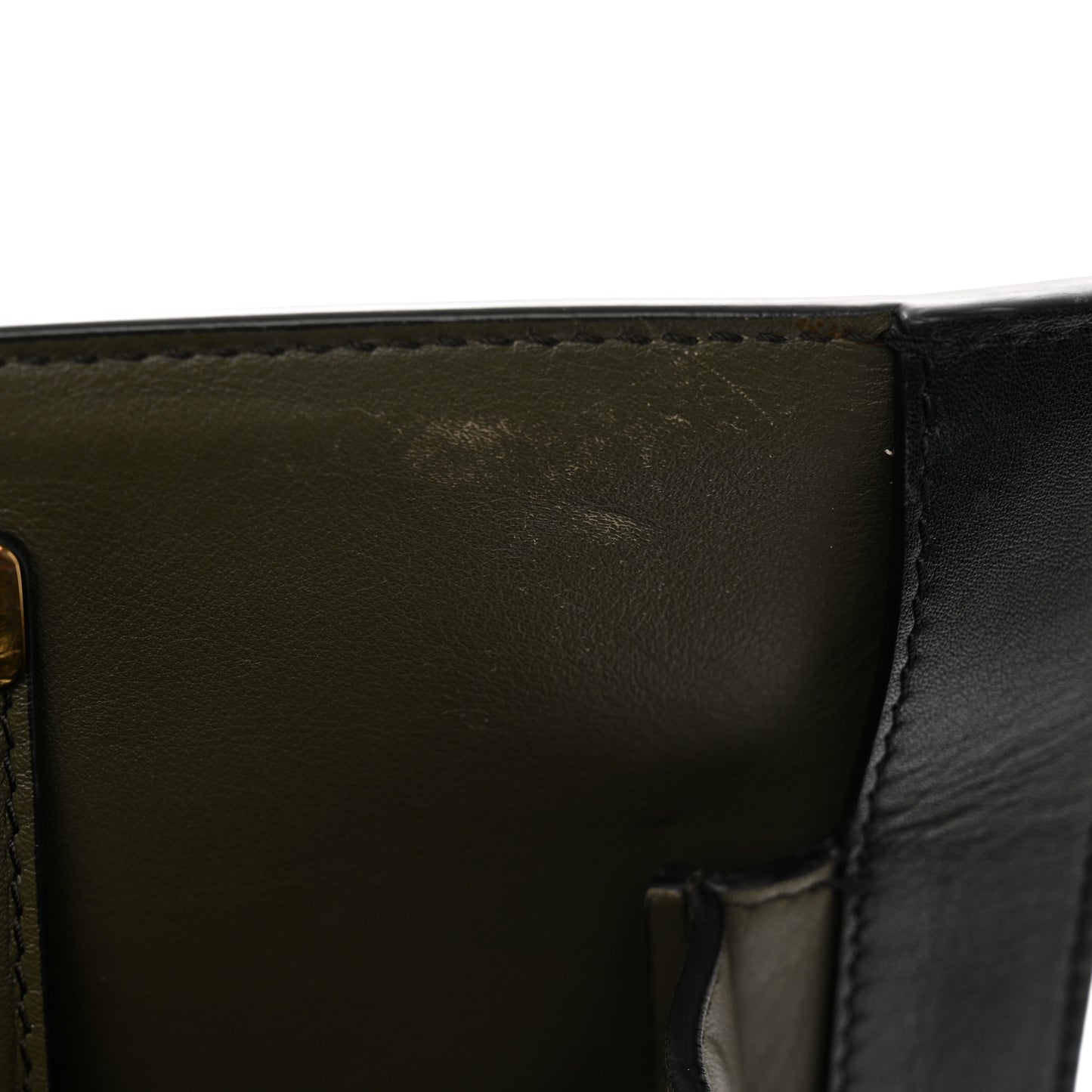 Calfskin The Tall Story Shoulder Bag Khaki