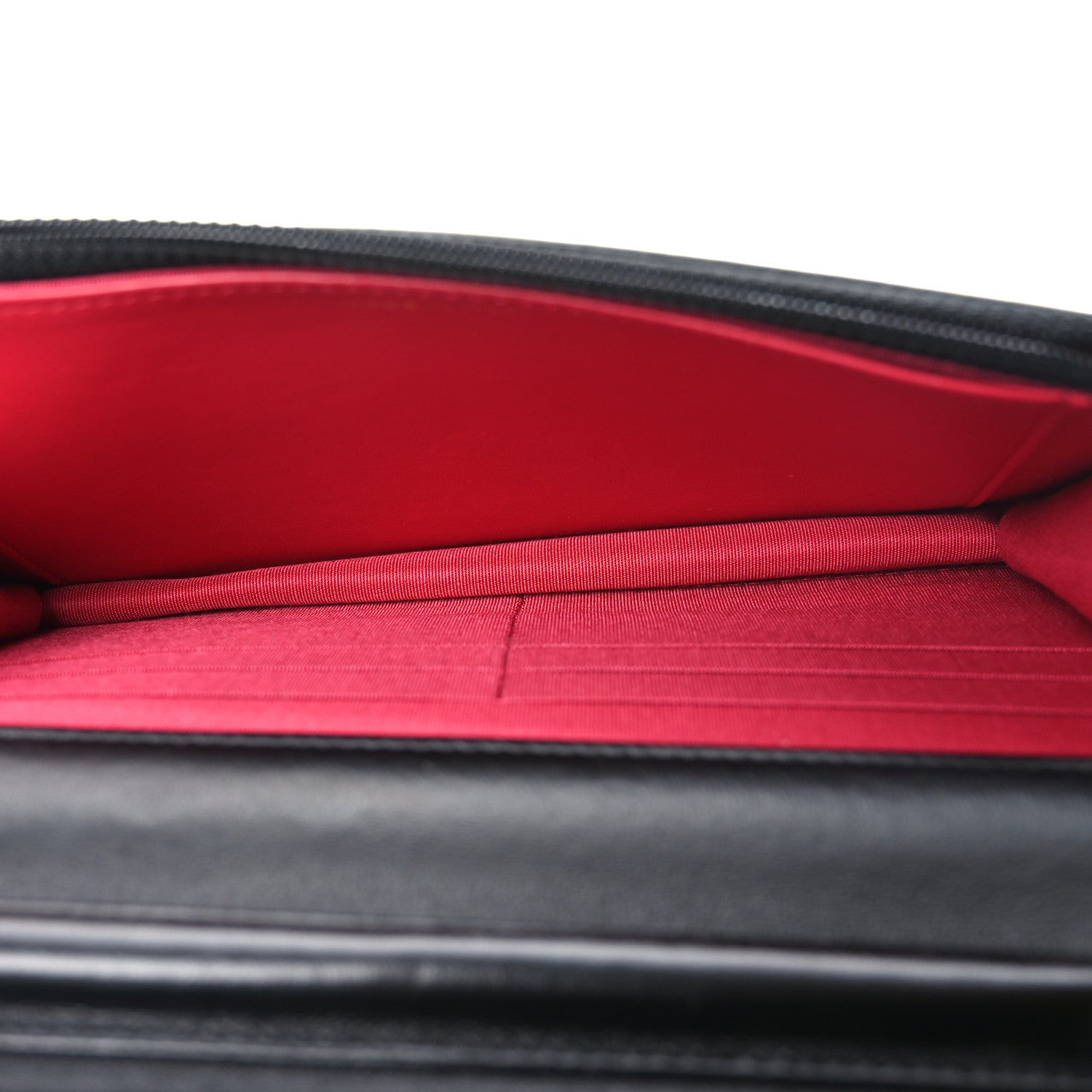 Chanel Lambskin Quilted Chain Around Wallet On Chain WOC Black 5 of 11