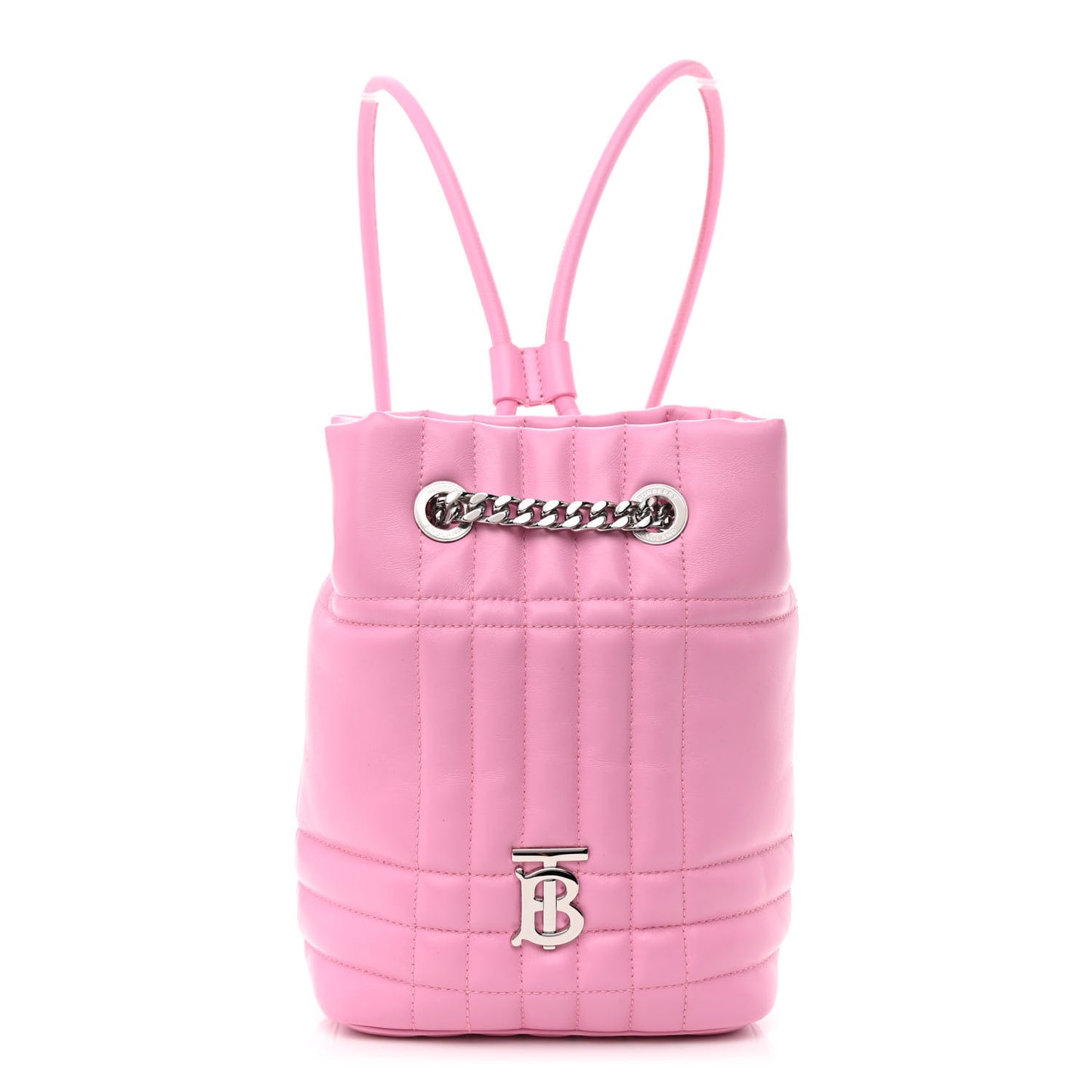 Lambskin Quilted Mini Lola Backpack Primrose Pink