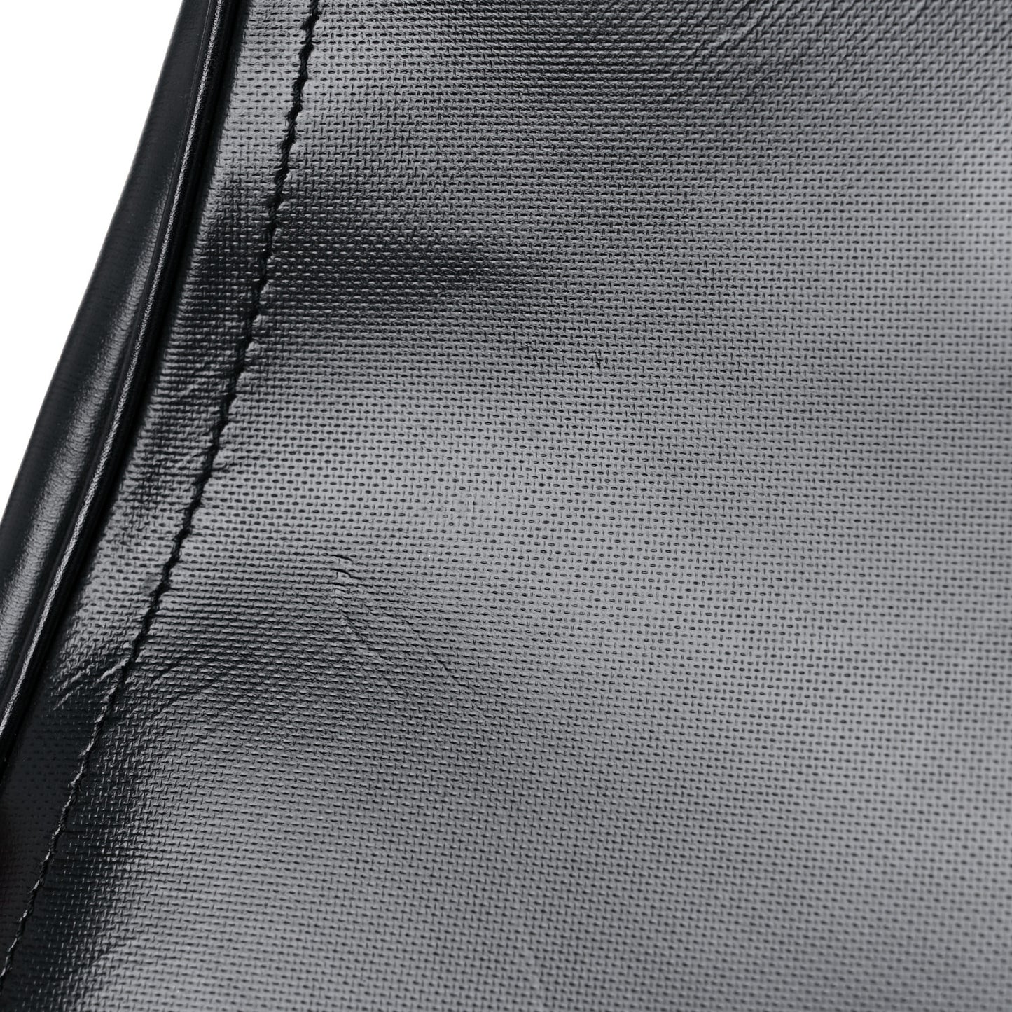 Coated Canvas Crystal Hardcore Shoulder Bag Black