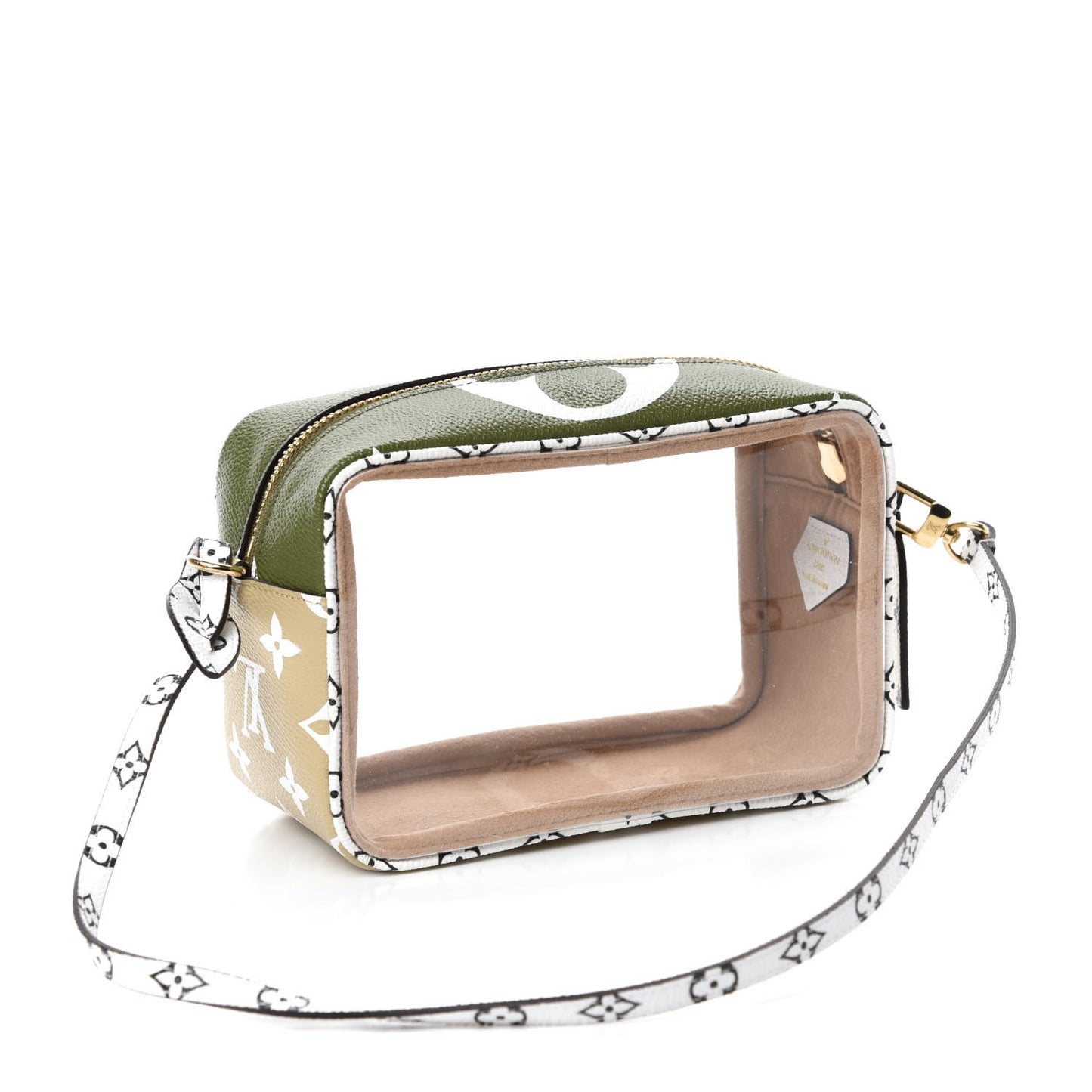 Monogram Giant Beach Pouch Kaki