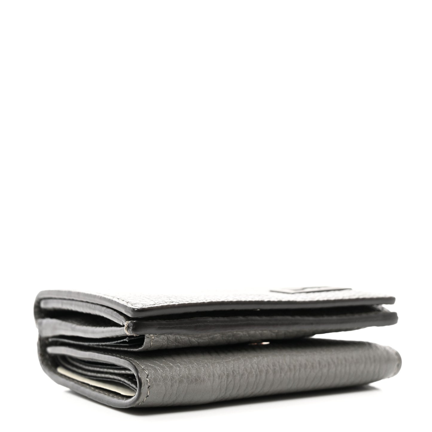 Cuoio Romano Monochrome Tri-Fold Wallet Argilla