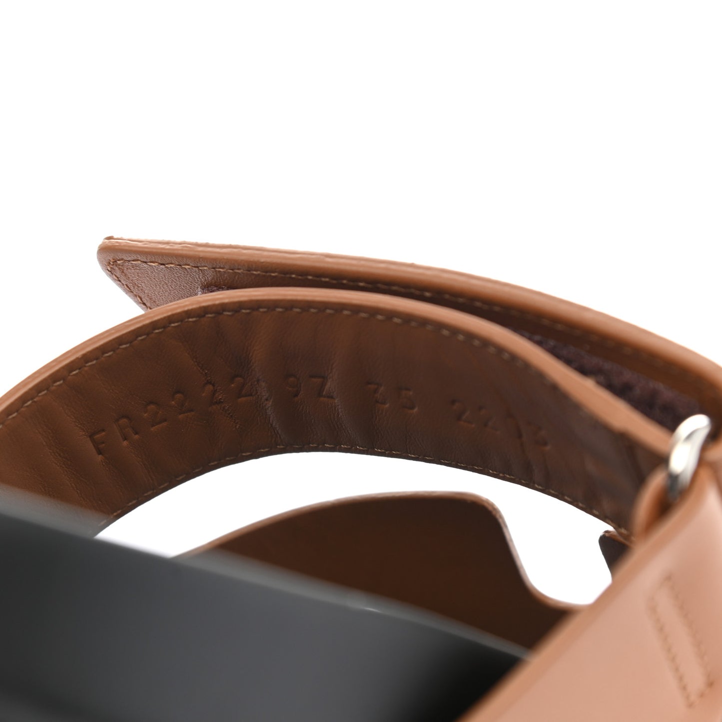 Calfskin Womens Chypre Sandals 35 Gold