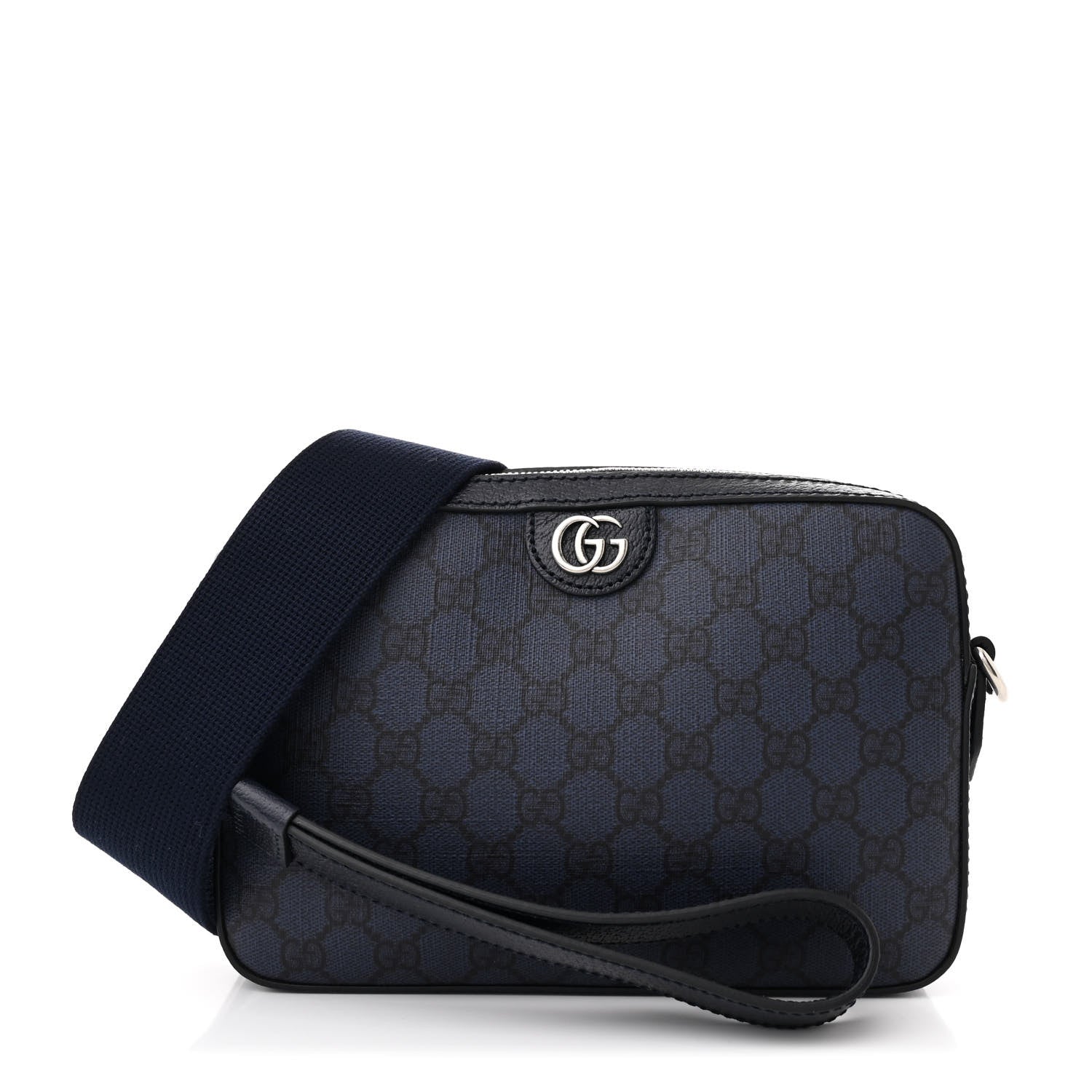 Gucci GG Supreme Monogram Textured Dollar Calfskin Web Ophidia