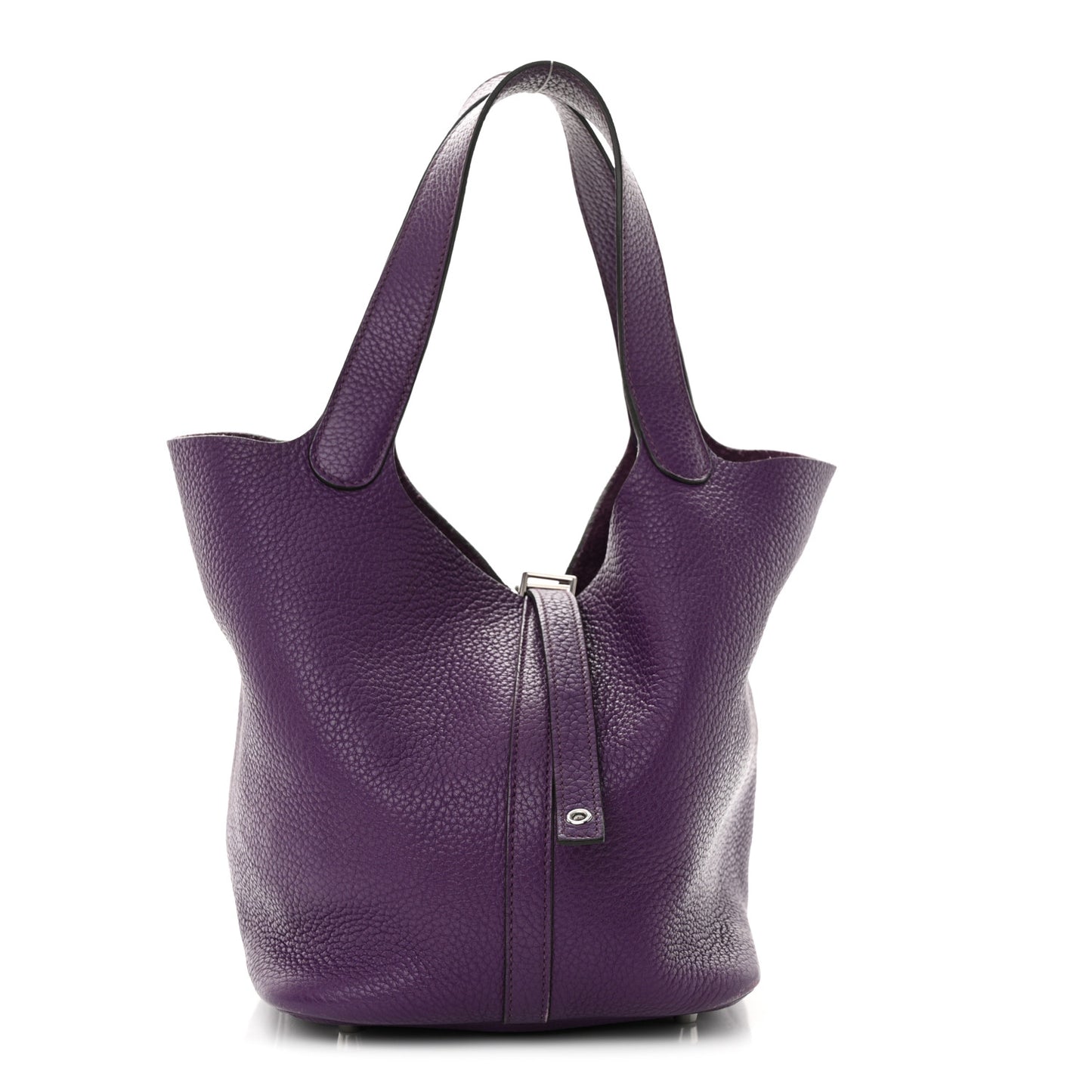 Taurillon Clemence Picotin Lock 22 MM Ultraviolet