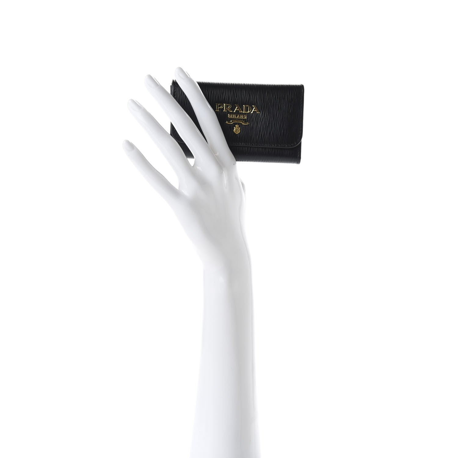 Prada Vitello Move 6 Key Holder Black 2 of 8