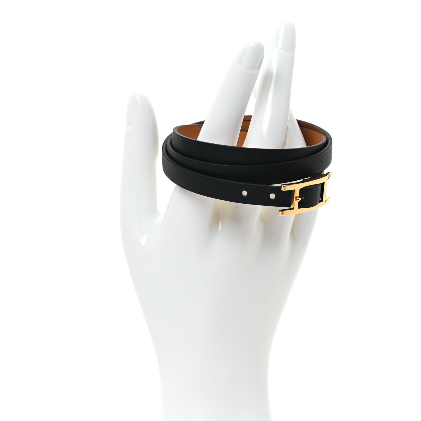 Chamonix Hapi 3MM Triple Tour Wrap Bracelet L Black