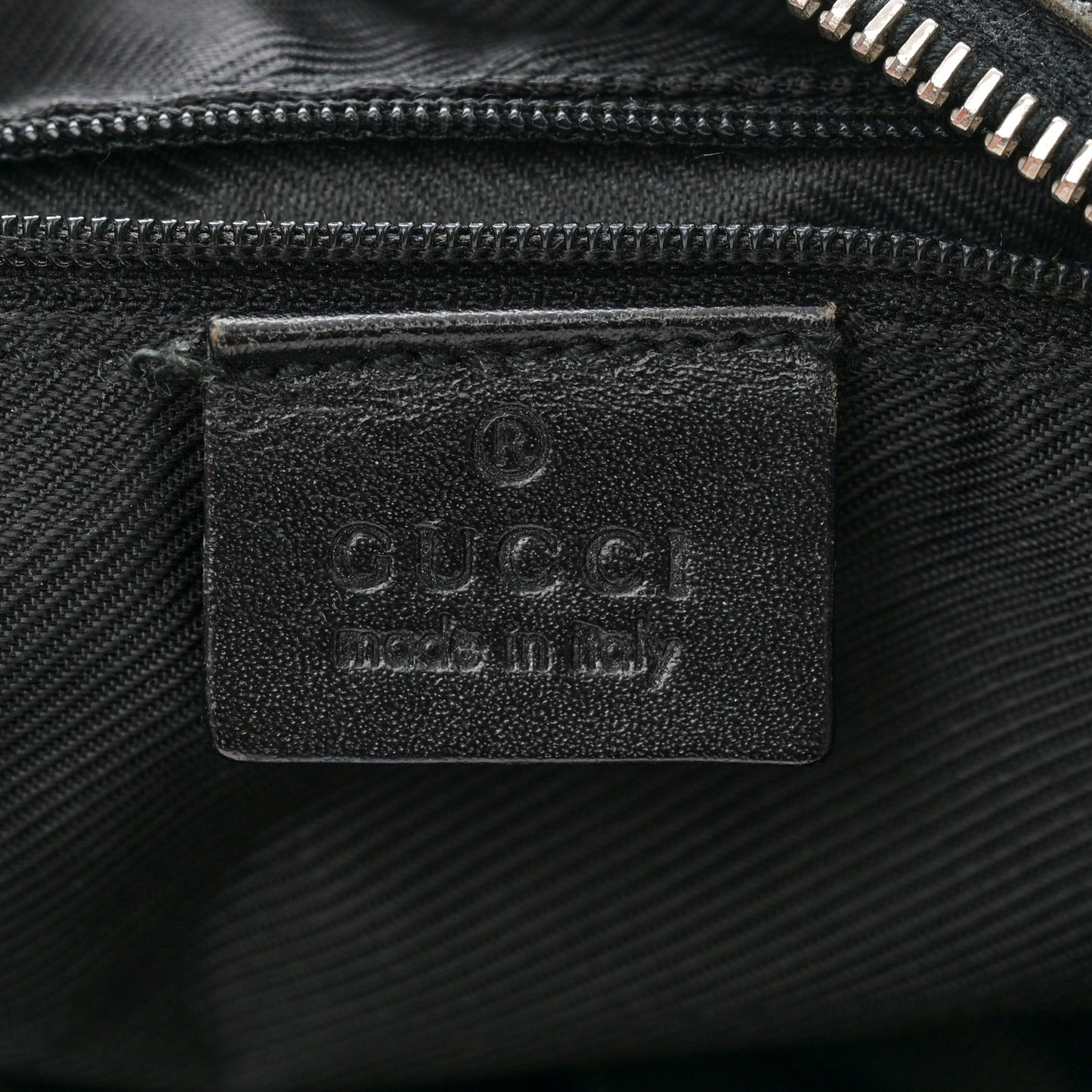 Monogram GG Small Clasp Hobo Black