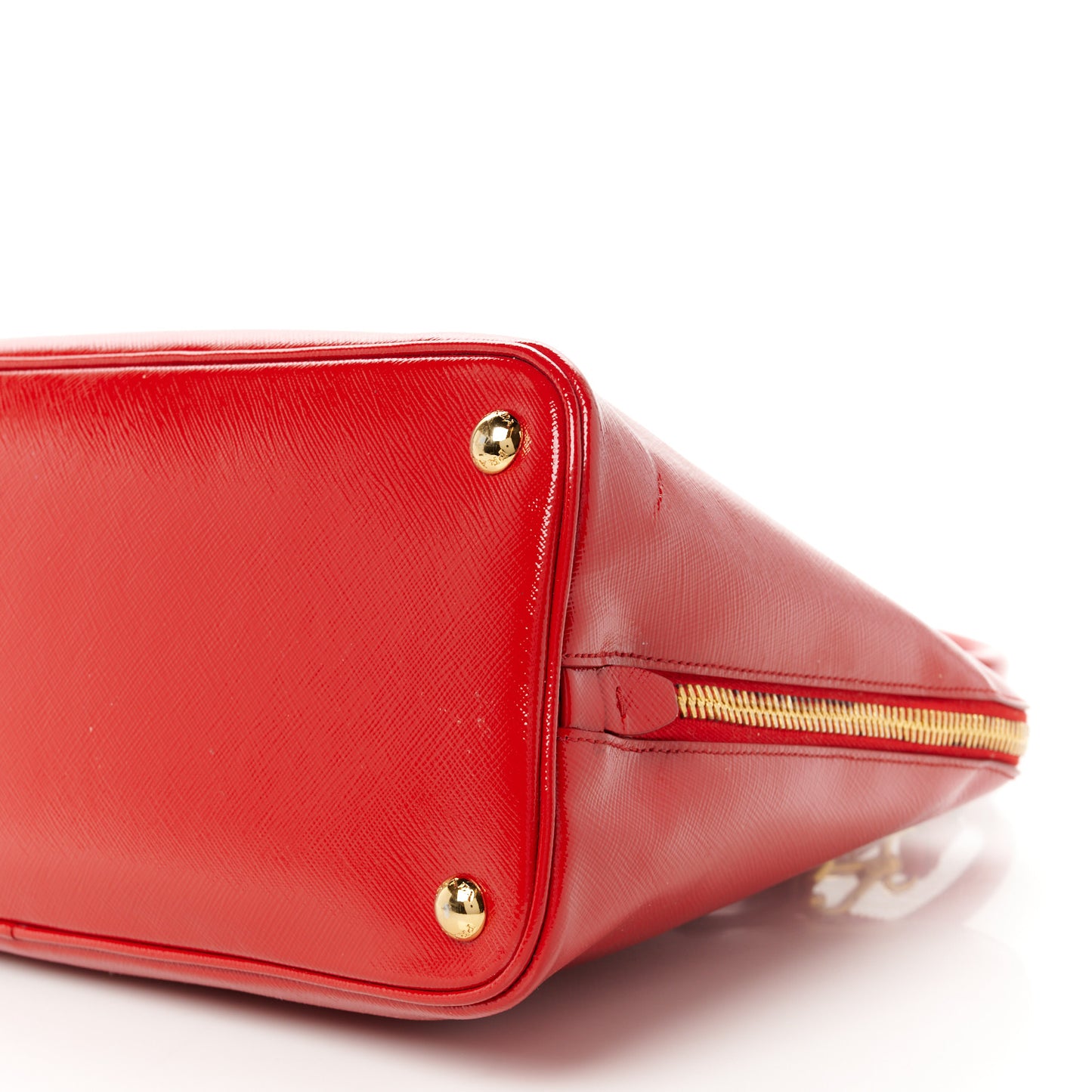Saffiano Vernice Medium Promenade Tote Rosso