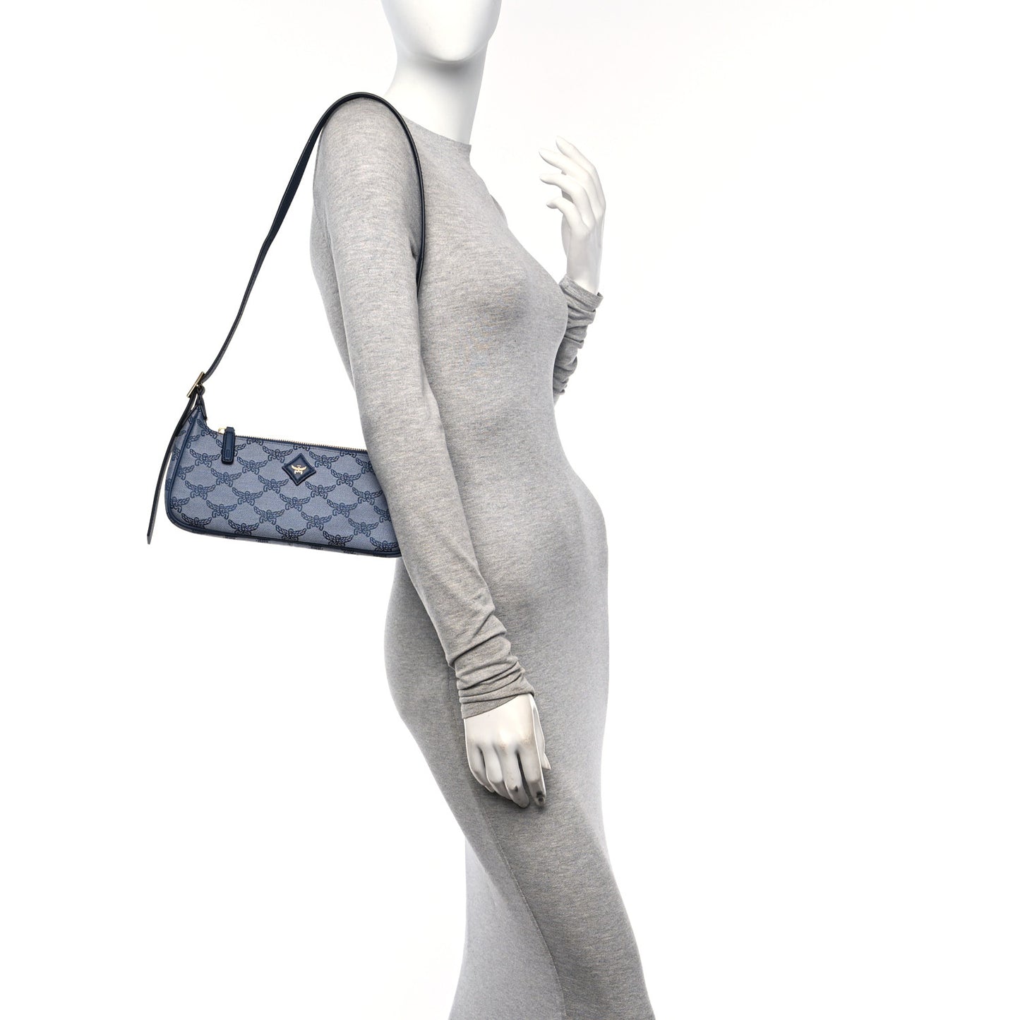 Lauretos Nappa Small Himmel Shoulder Bag Indigo Blue