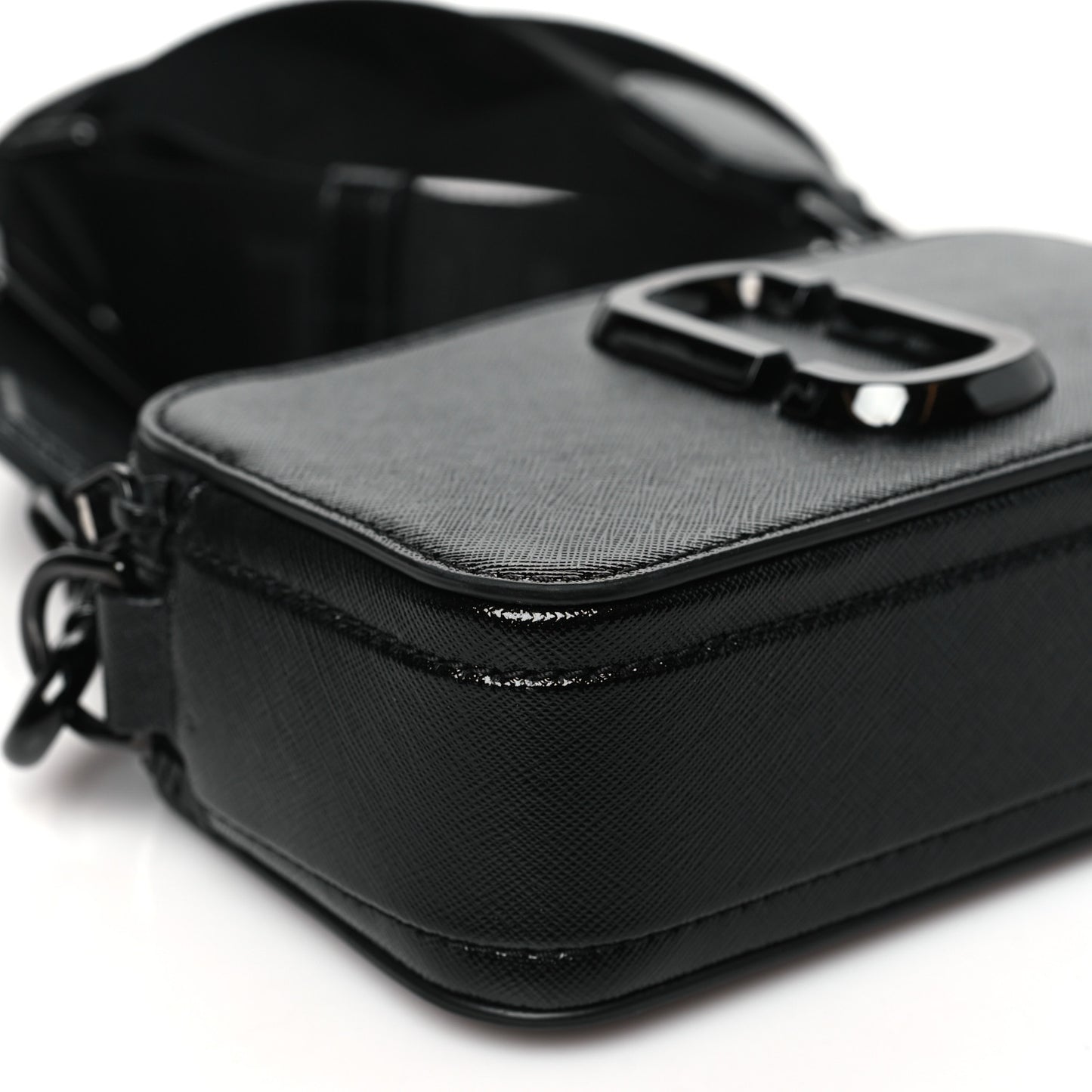 Saffiano Snapshot Camera Bag Black
