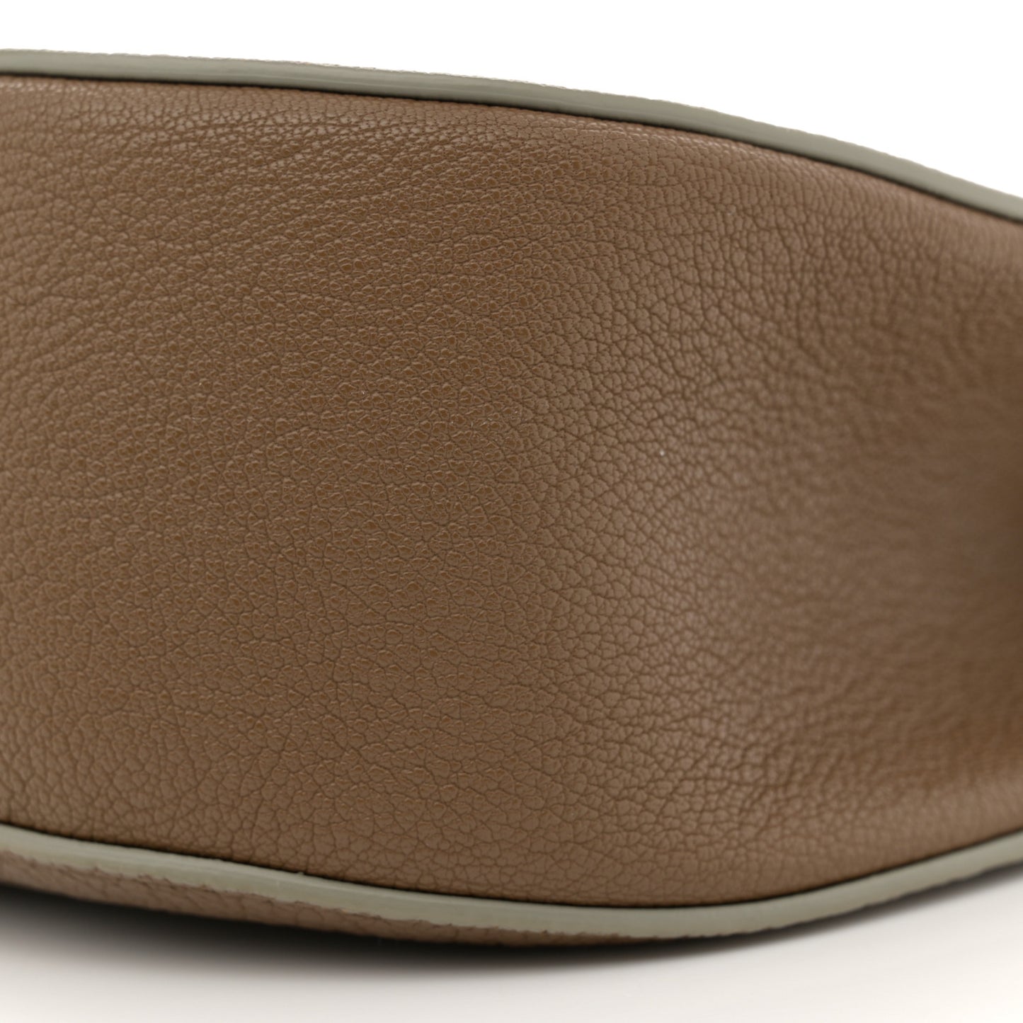 Grained Lambskin Drew Shoulder Bag Woody Khaki