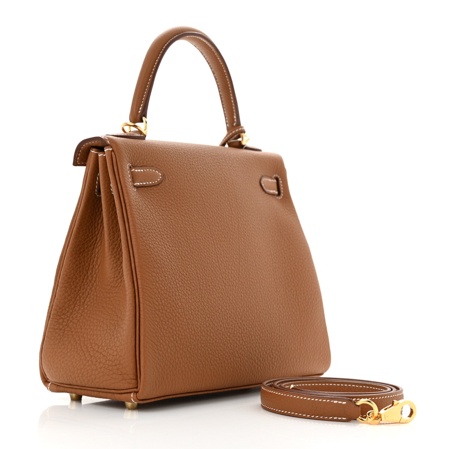 Hermes Togo Kelly Retourne 25 Gold 3 of 11