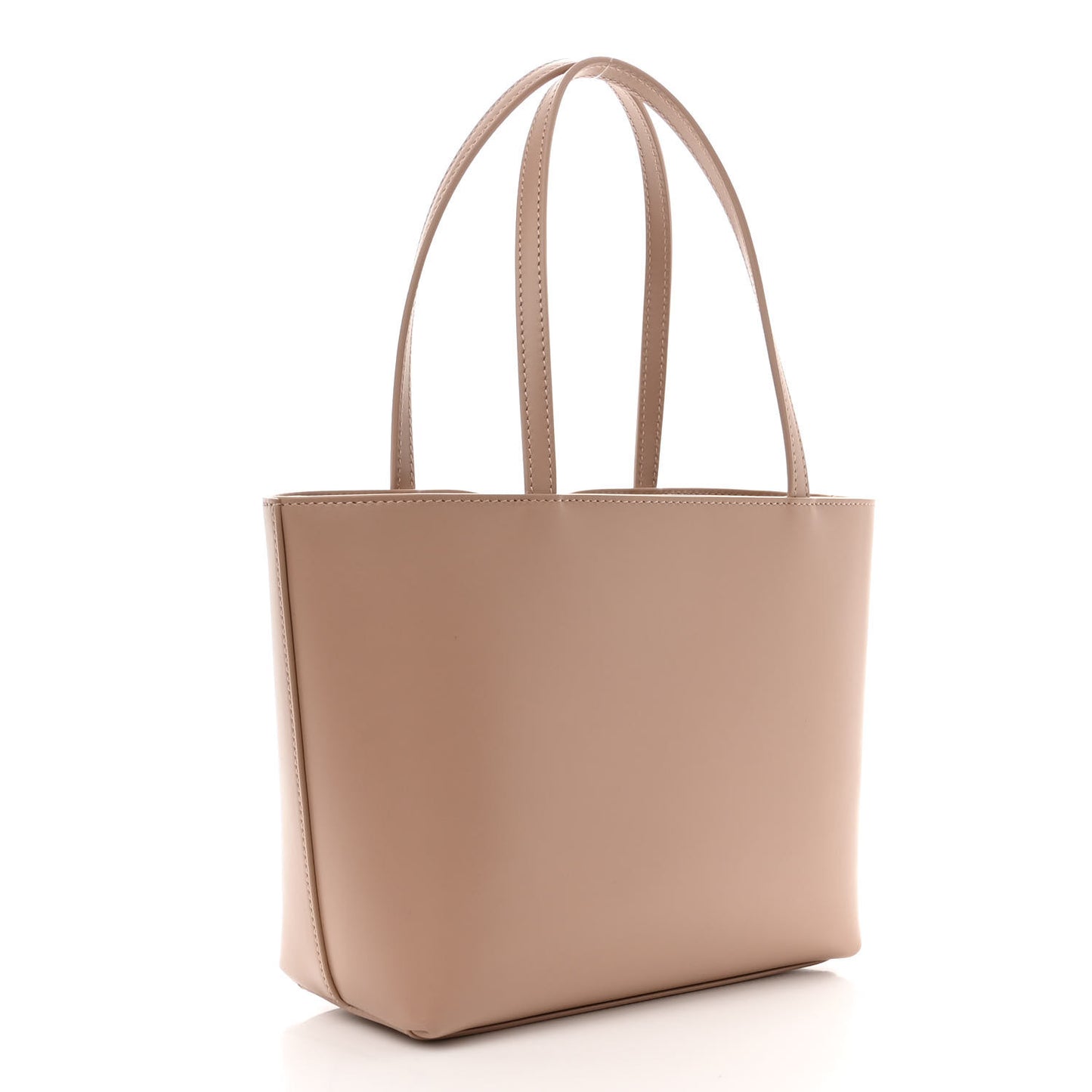 Calfskin Small DG Logo Shopper Tote Cipria