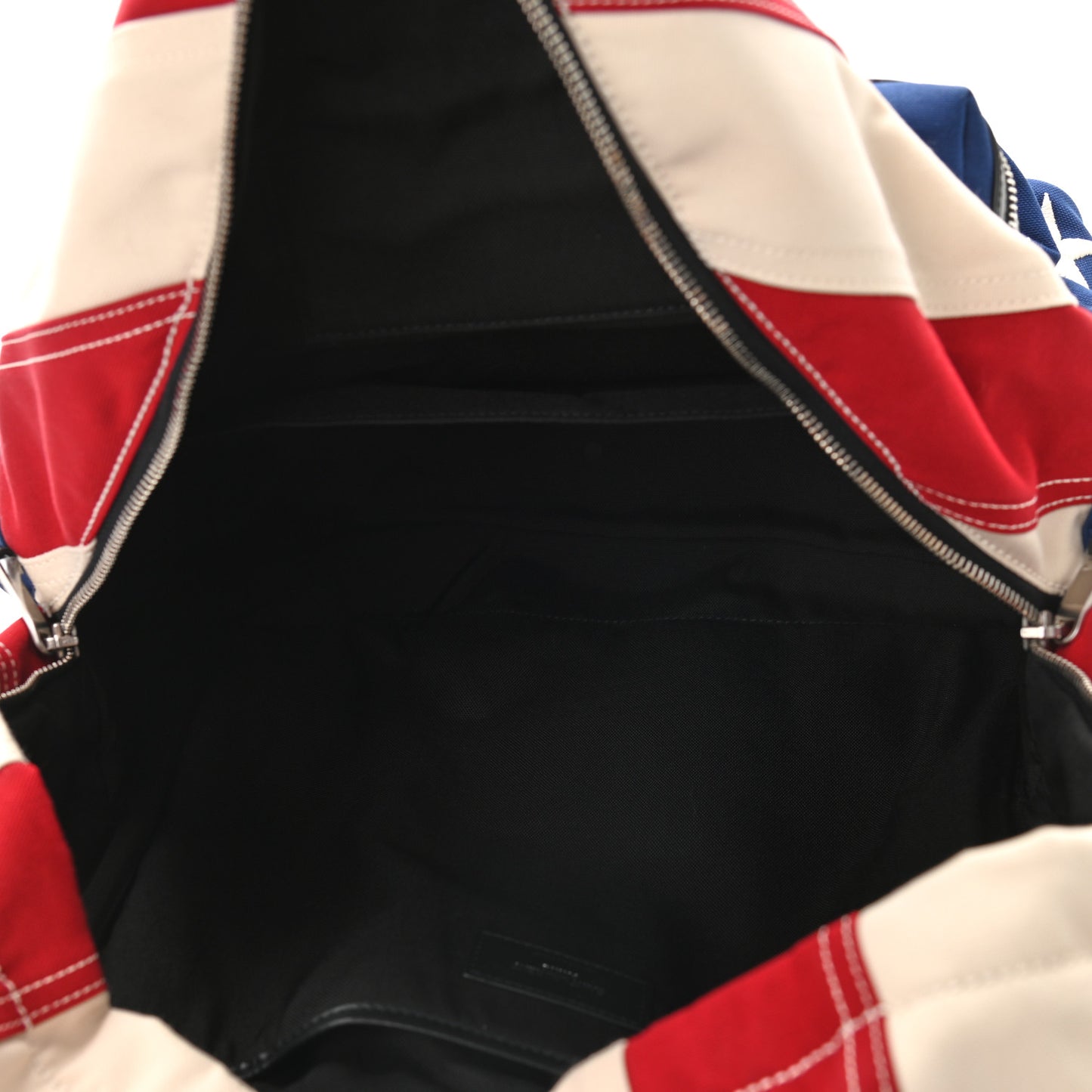 Canvas American Flag Backpack Red White Blue