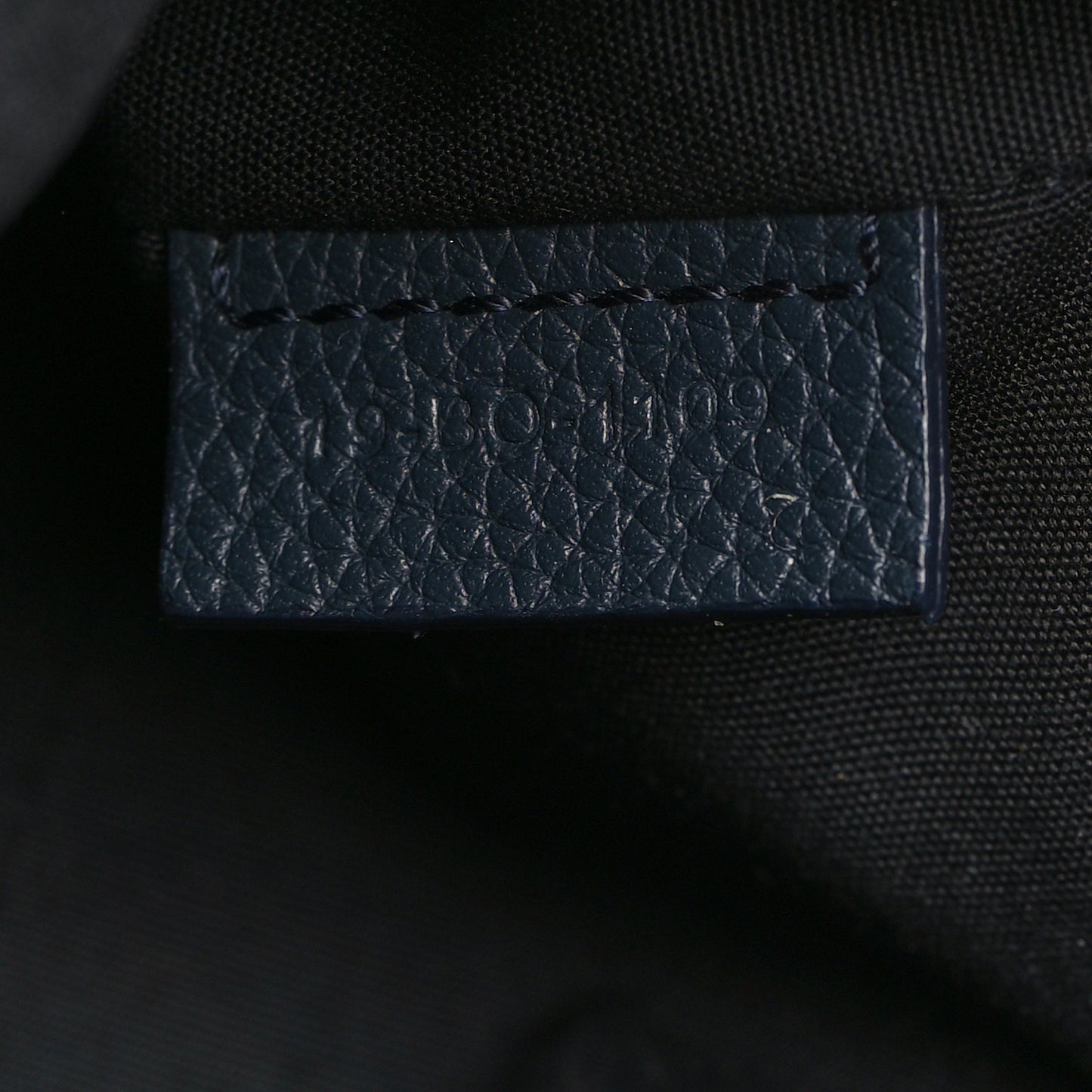 HOMME Oblique Jacquard Safari Messenger Navy Blue