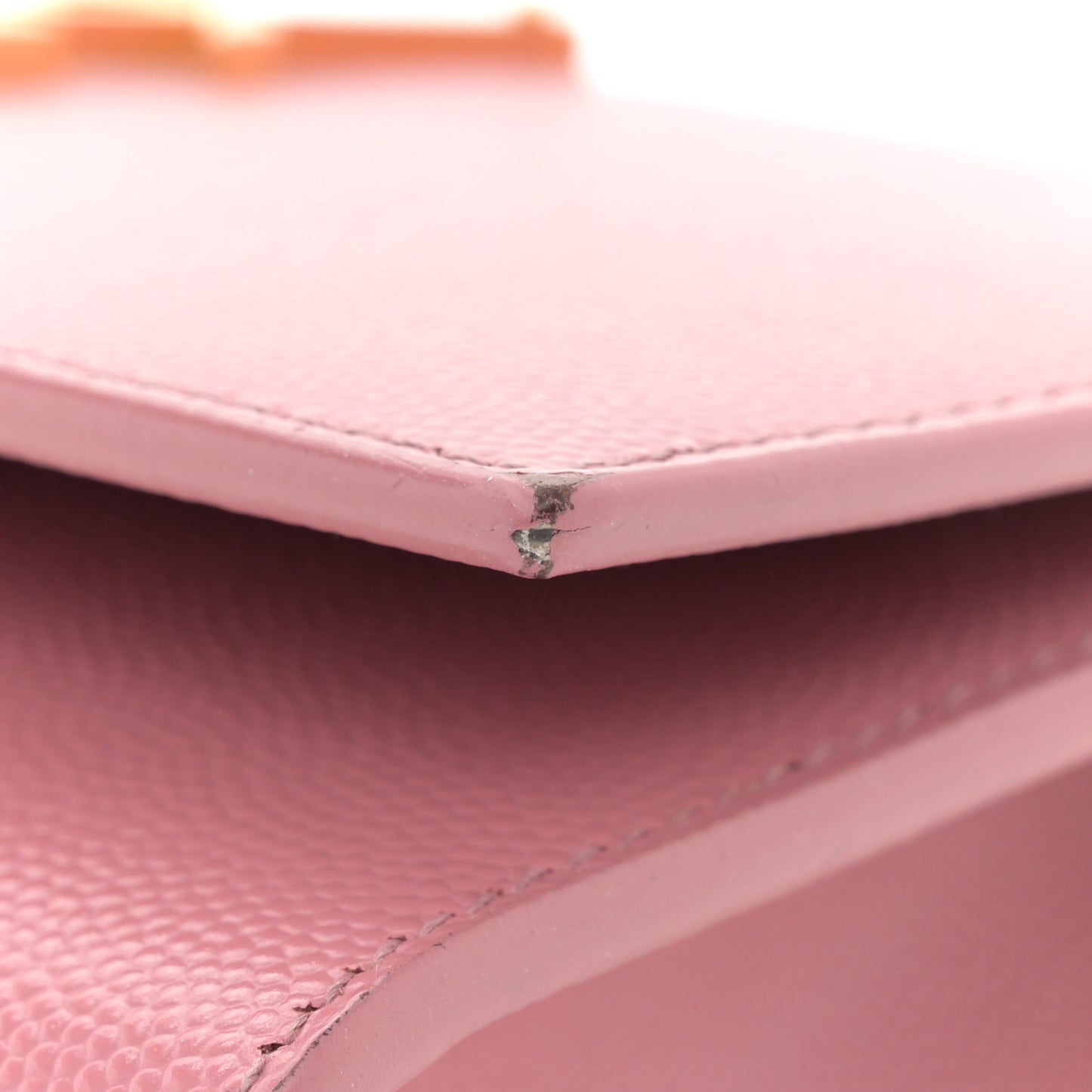 Grain De Poudre Small Monogram Kate Satchel Dark Rose