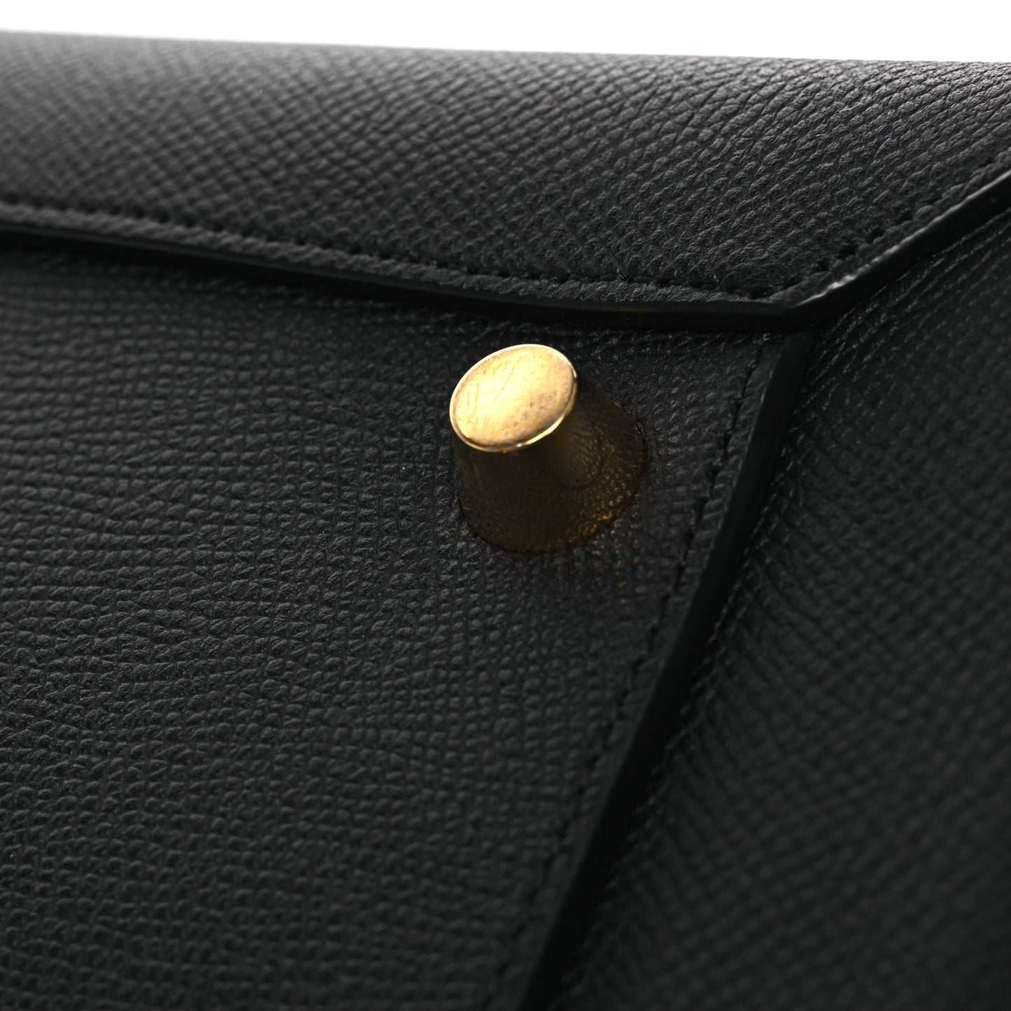 Grained Calfskin Mini Belt Bag Black