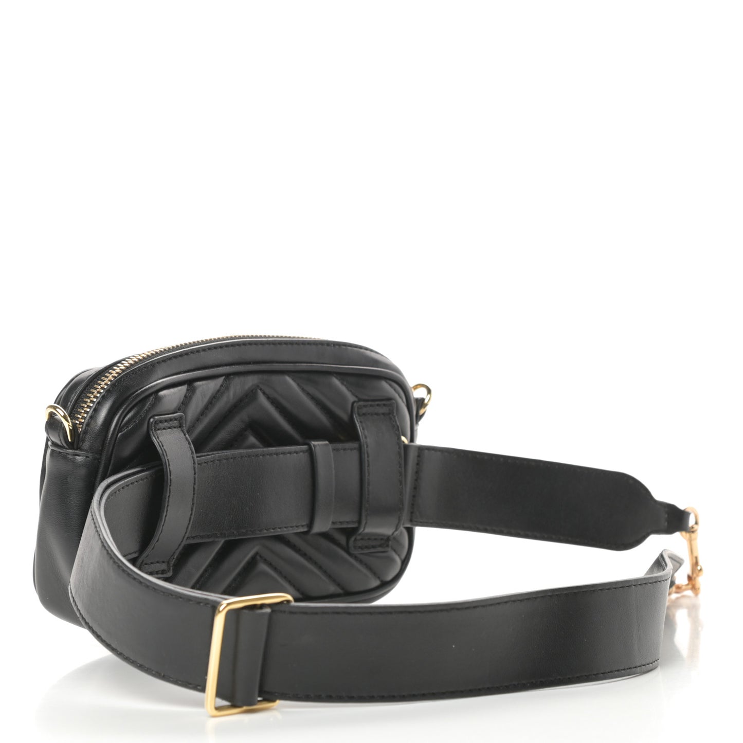 Eco Alter Nappa Star Patch Belt Bag Black