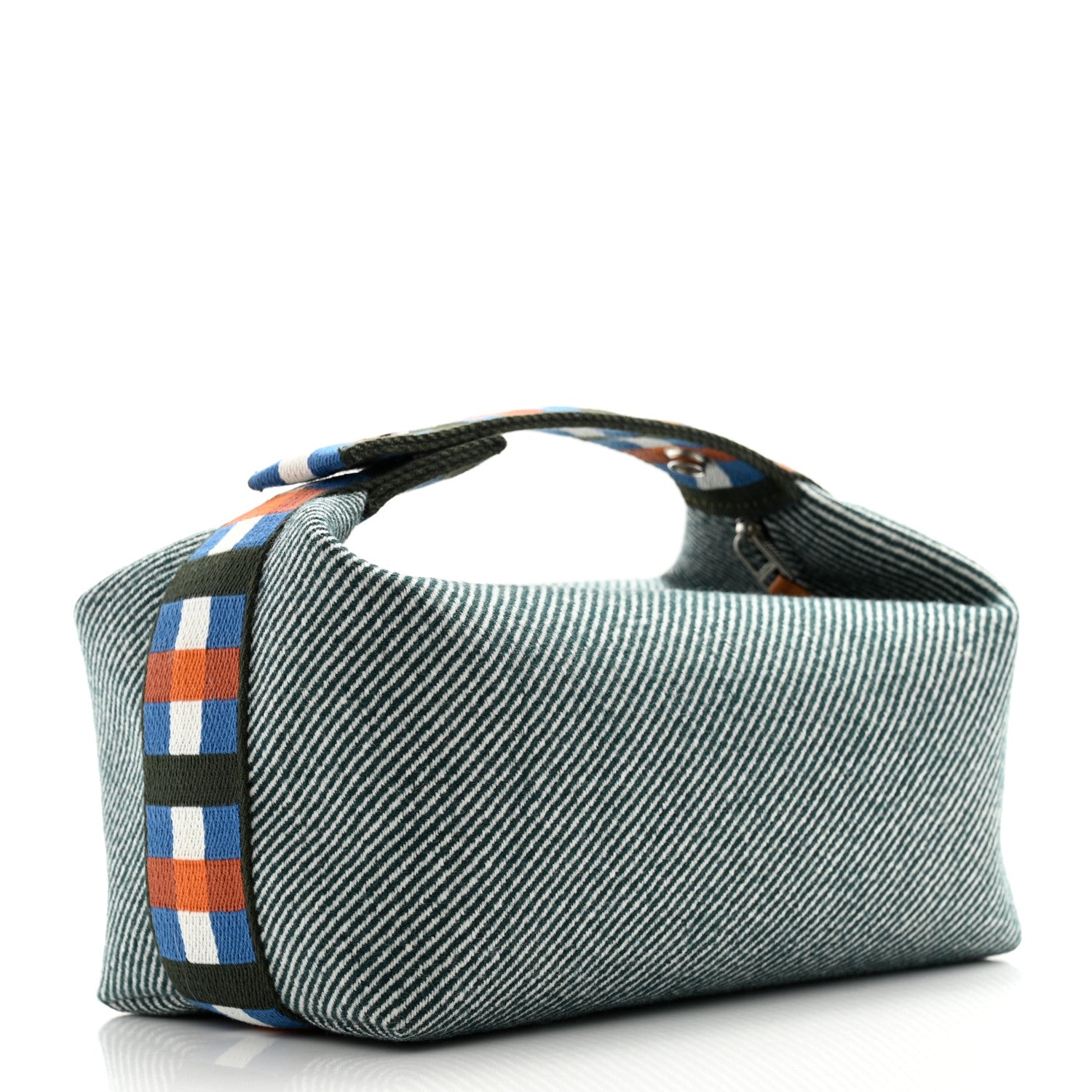 Hermes Wool Small Bride-A-Brac H Natte Pouch Vert Foret 3 of 9