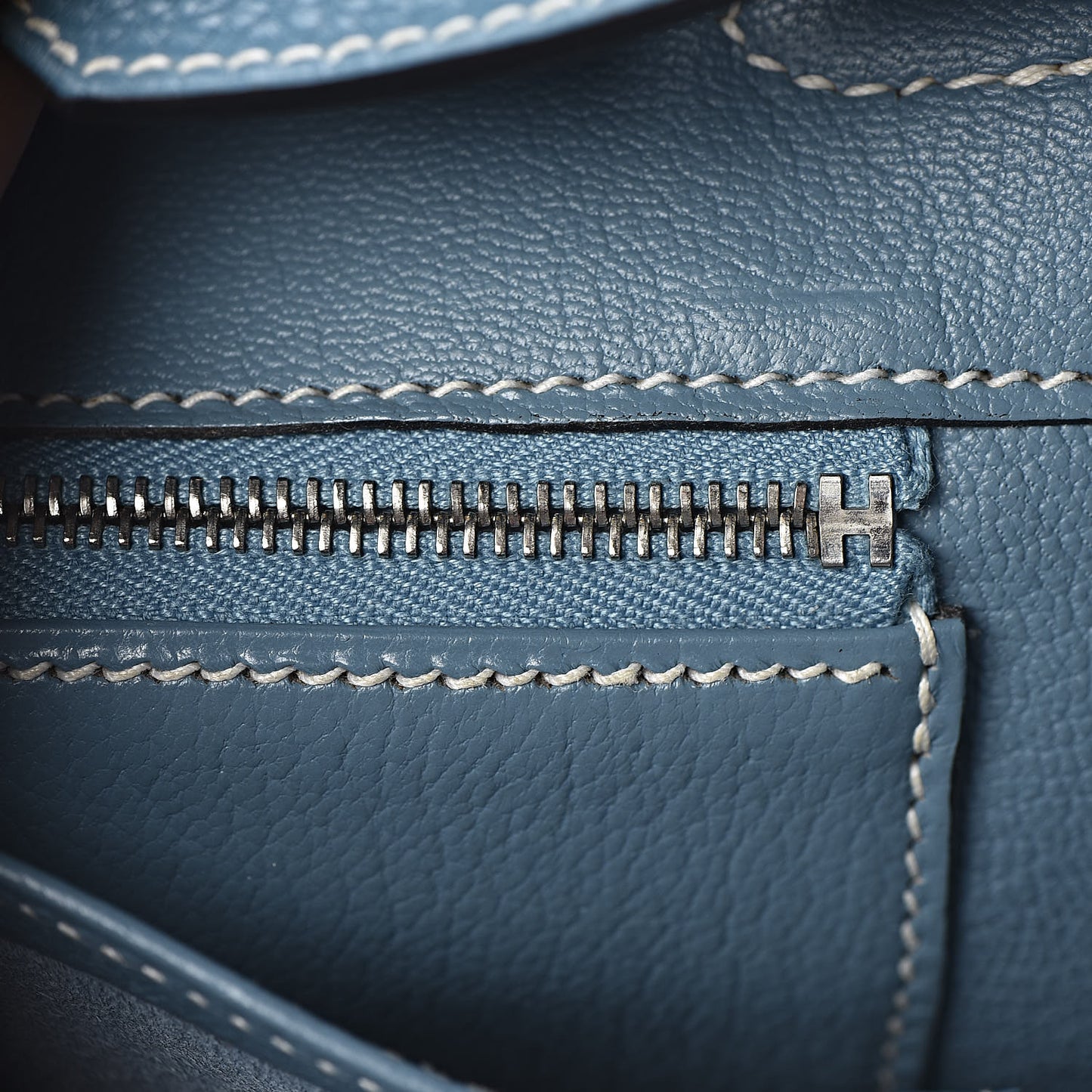 Togo Birkin 25 Blue Jean
