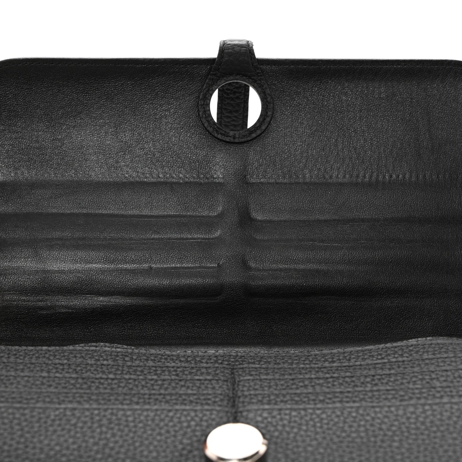Hermes Togo Dogon Recto Verso Wallet Black 6 of 8
