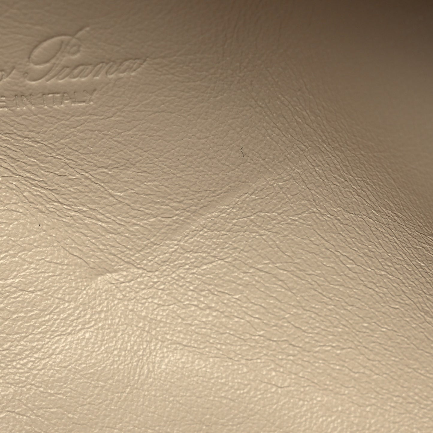 Grained Calfskin L19 Extra Pocket Pouch Whisper White