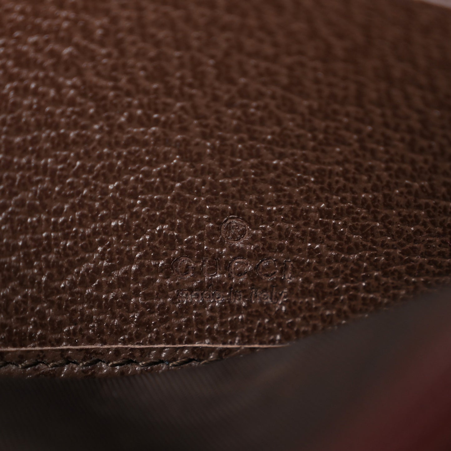 GG Supreme Monogram Web Ophidia Continental Wallet Brown