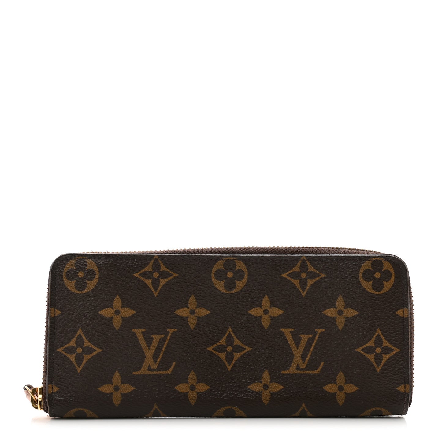 Monogram Clemence Wallet Rose Ballerine