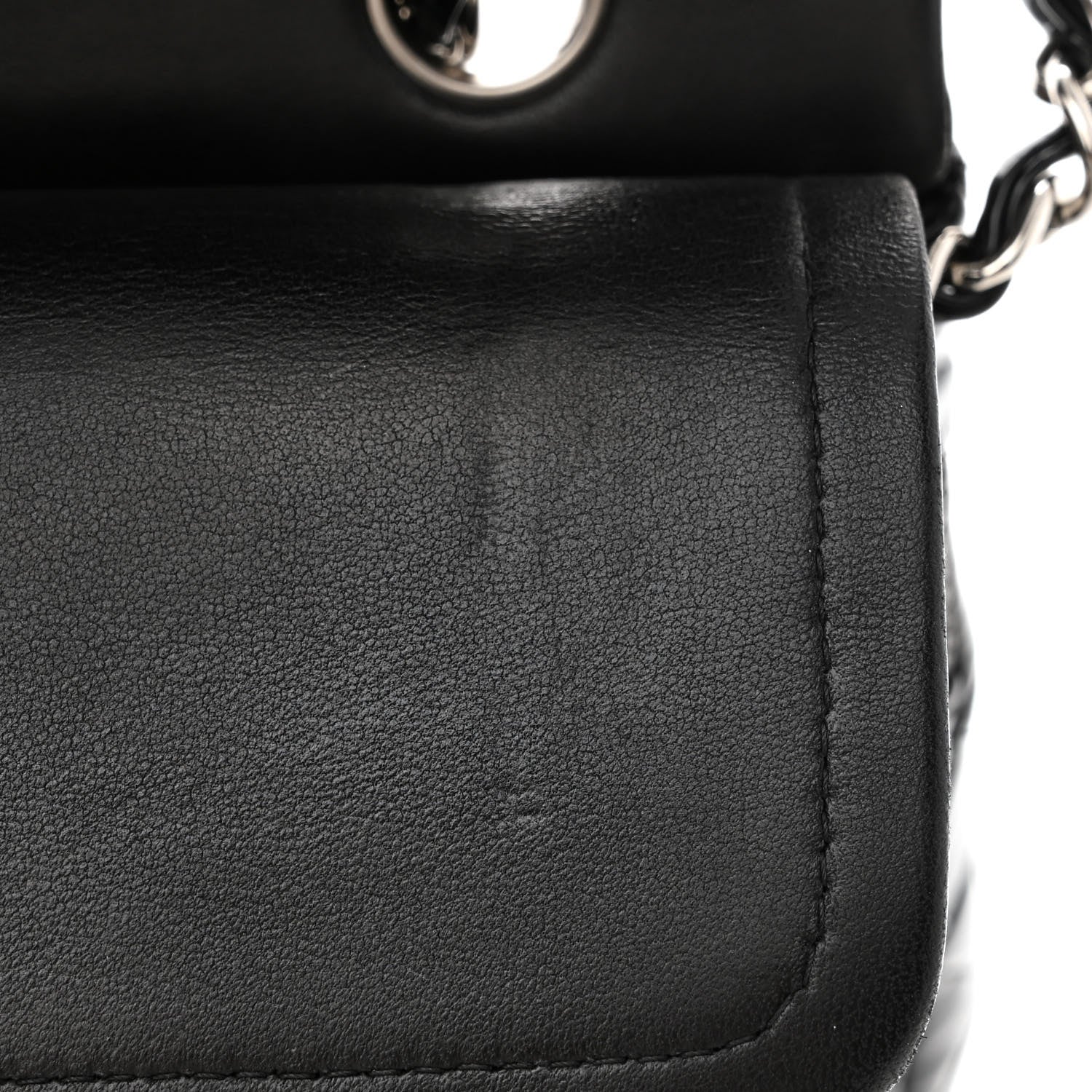 Chanel Patent Quilted Medium Double Flap Black 12 of 13