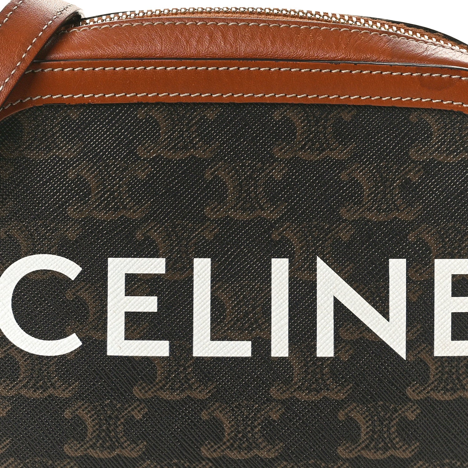 Celine Triomphe Canvas Small Camera Bag Tan 8 of 12