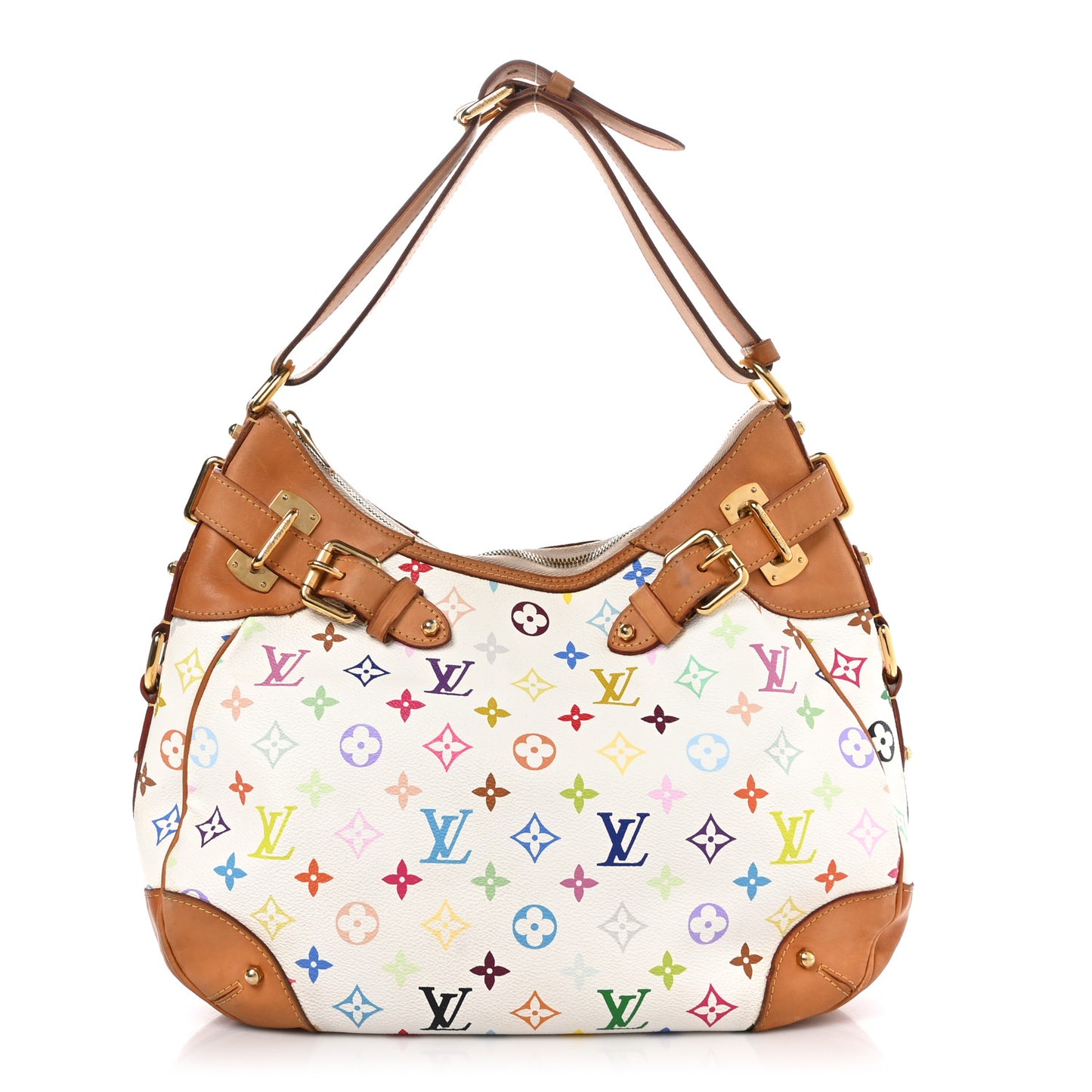 Monogram Multicolor Greta White
