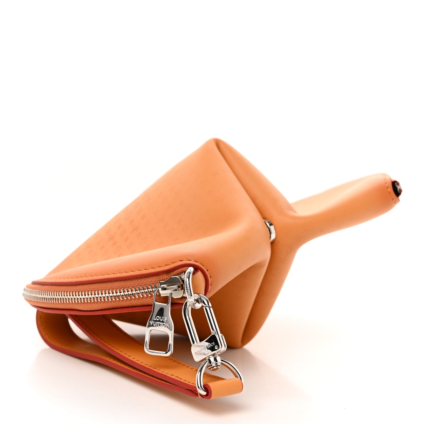 Calfskin Monogram Fortune Cookie Pouch Purple