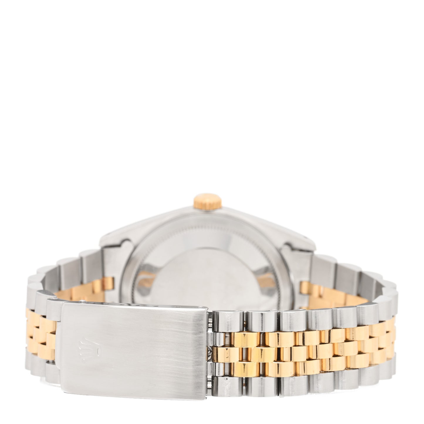 Stainless Steel 18K Yellow Gold Diamond 36mm Oyster Perpetual Datejust Watch Champagne 16233