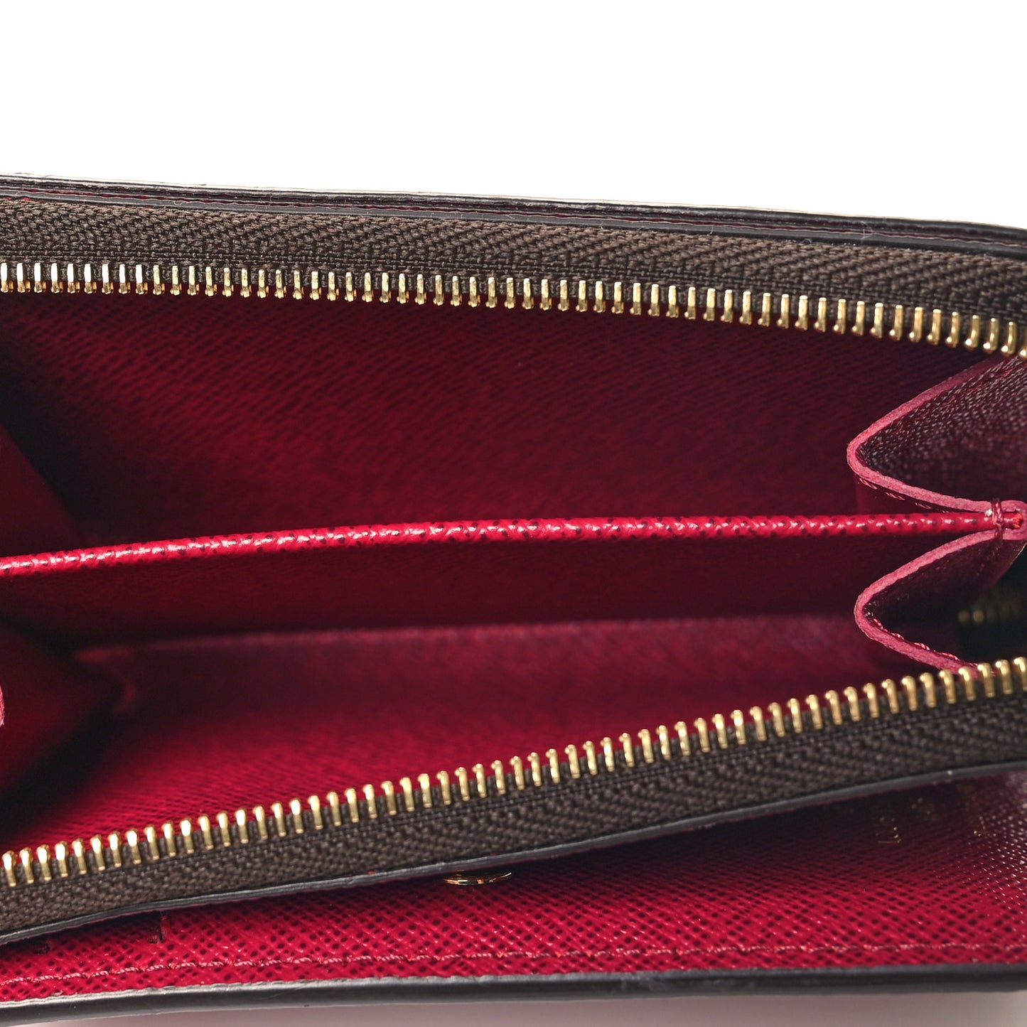 Monogram Lou Zippy Compact Wallet Red