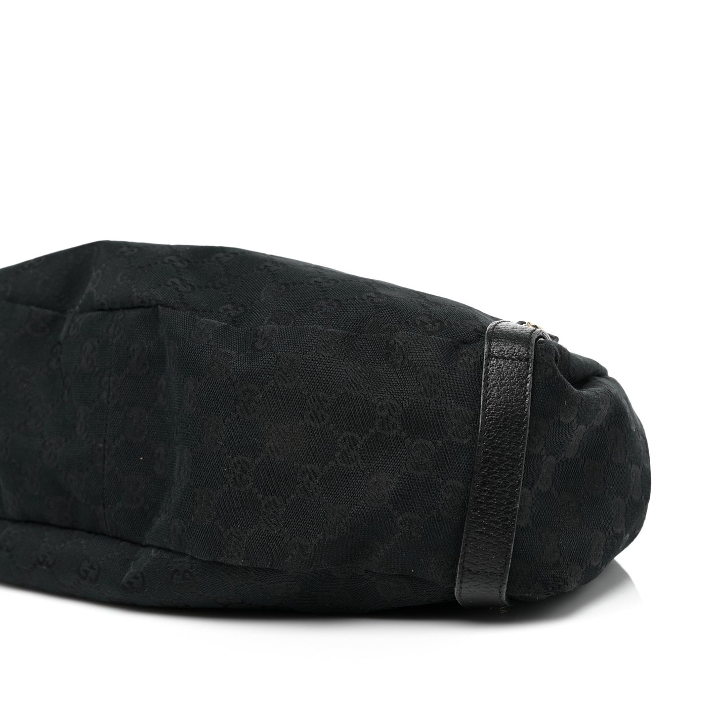 Monogram Medium Abbey Shoulder Bag Black